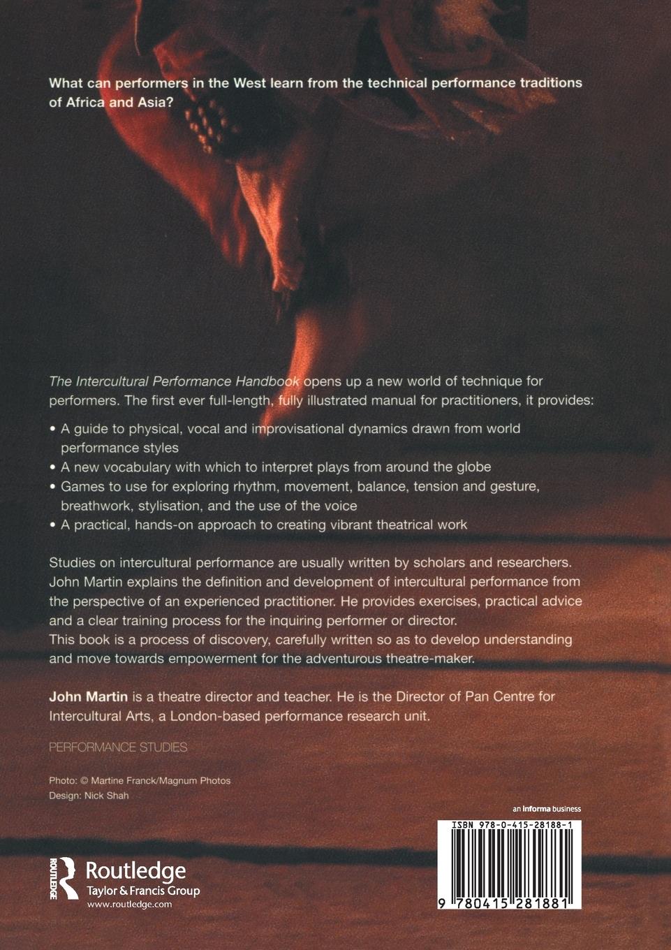 Rückseitencover The Intercultural Performance Handbook