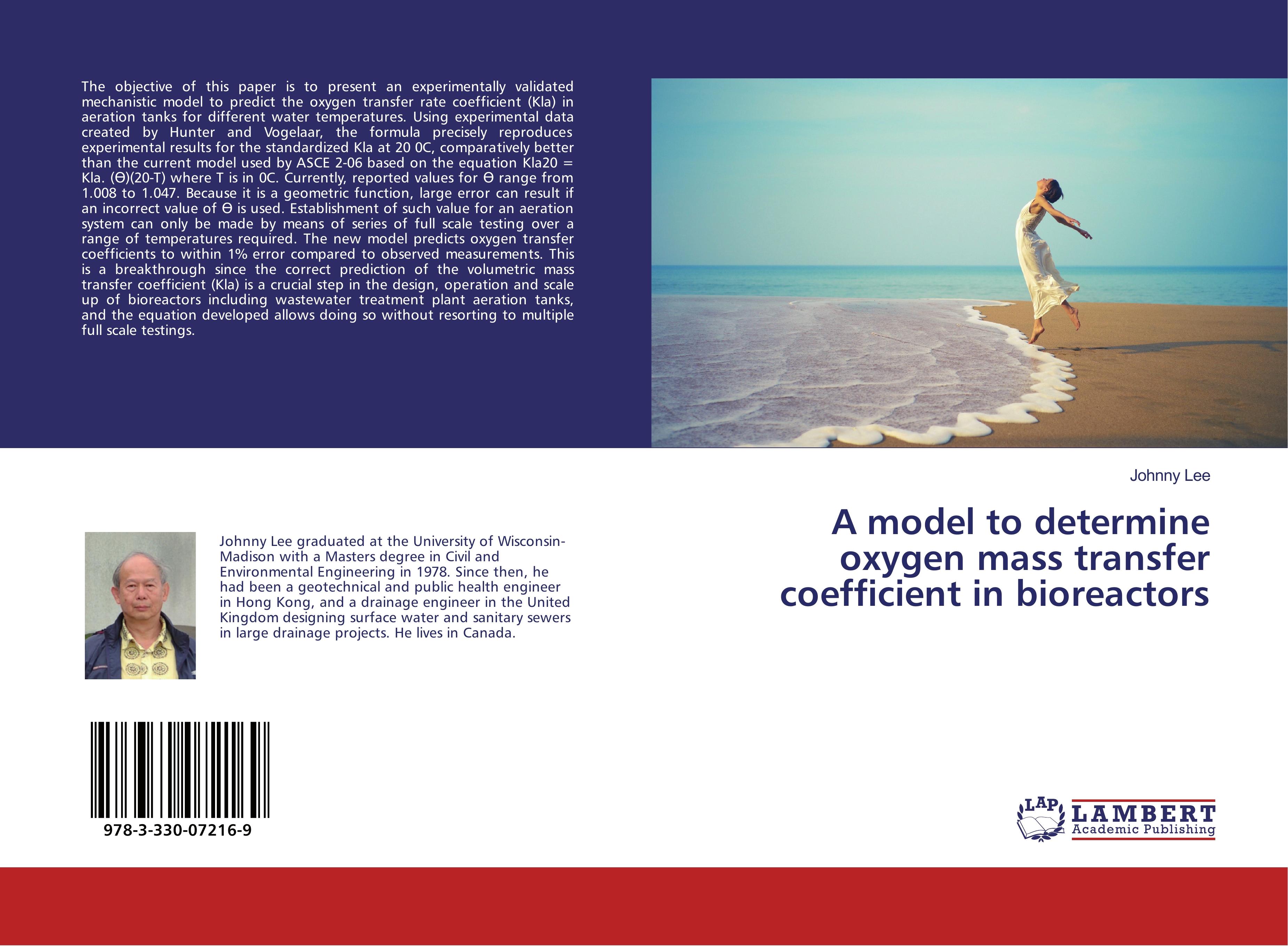 Vorderes Coverbild A model to determine oxygen mass transfer coefficient in bioreactors