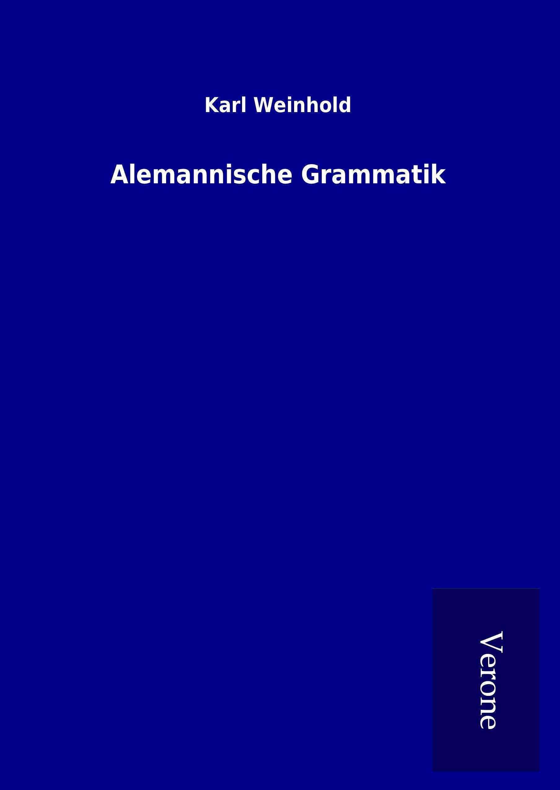 Vorderes Coverbild Alemannische Grammatik