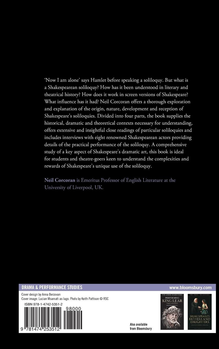 Rückseitencover Reading Shakespeare's Soliloquies