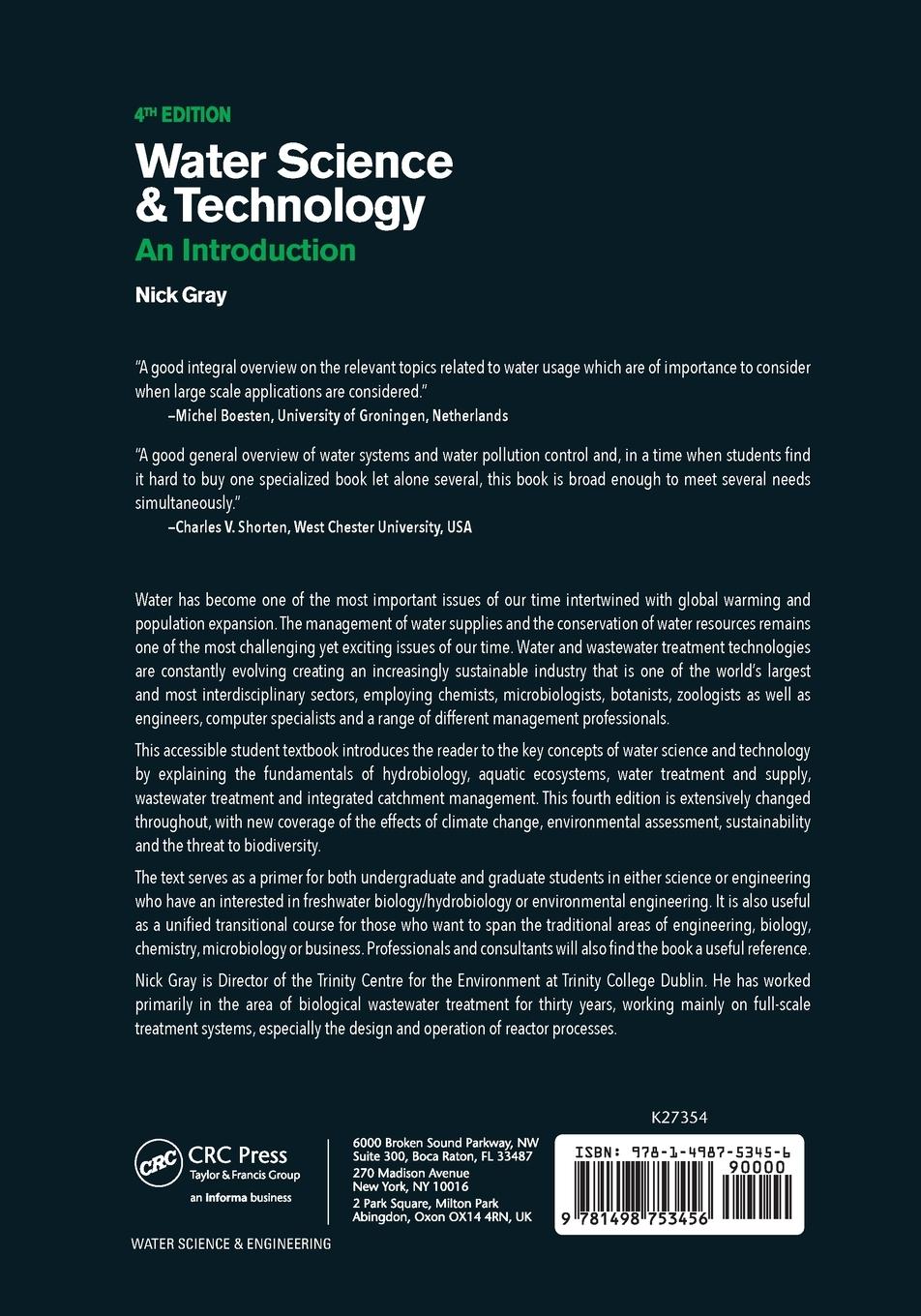 Rückseitencover Water Science and Technology