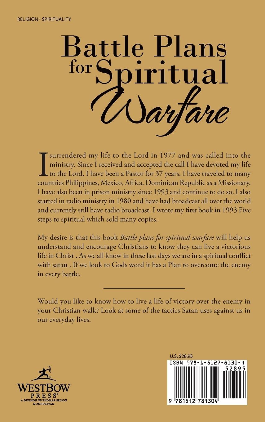 Rückseitencover Battle Plans for Spiritual Warfare