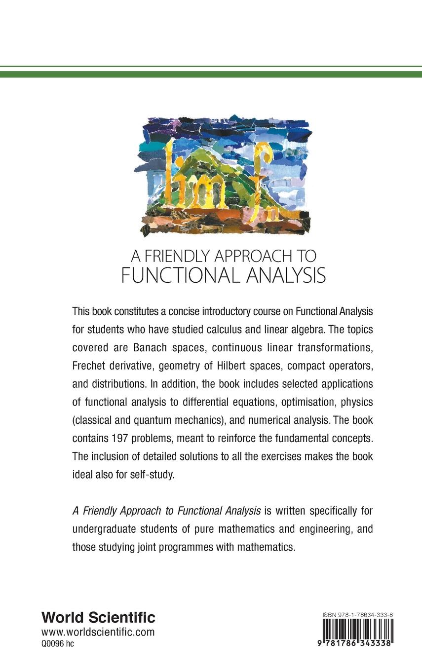 Rückseitencover FRIENDLY APPROACH TO FUNCTIONAL ANALYSIS, A