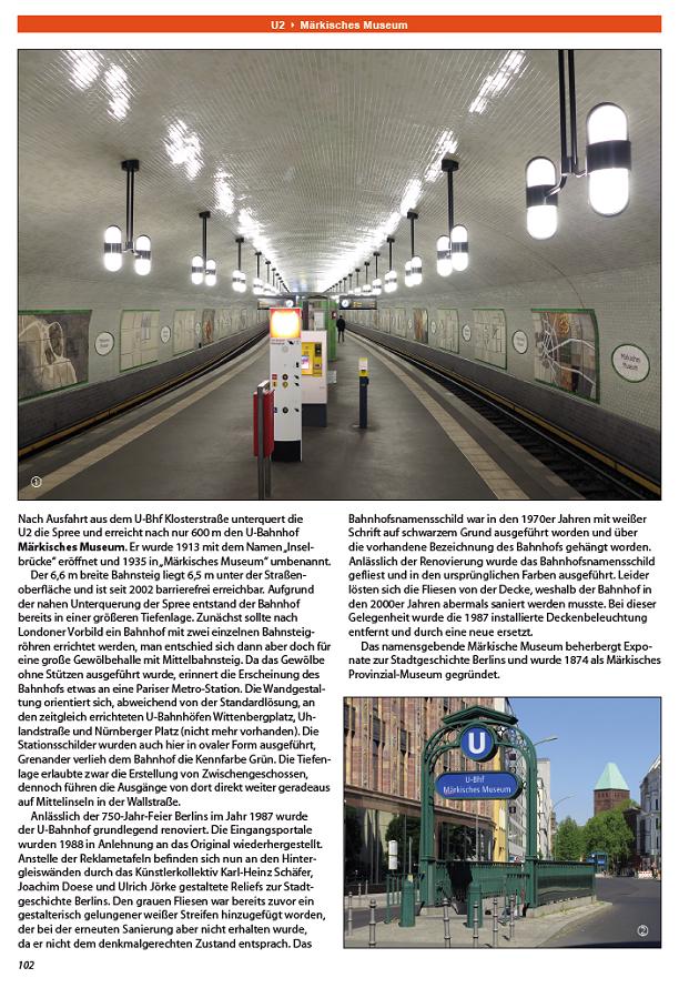 Beispielinhalt (Bild) Berliner U-Bahn-Linien: U2