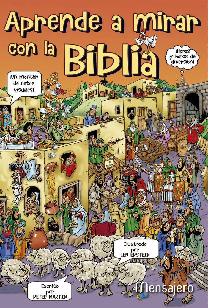 Vorderes Coverbild Aprender a mirar con la Biblia : juegos de agudeza visual