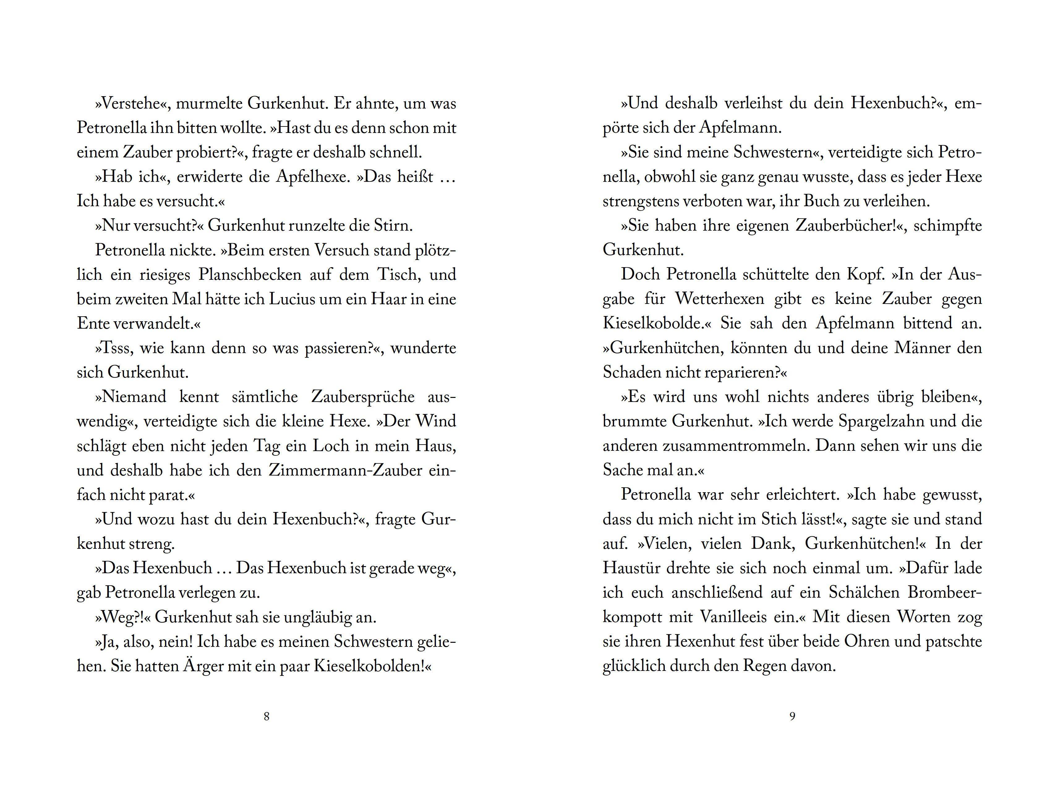 Beispielinhalt (Bild) Petronella Apfelmus 05. Hexenbuch und Schnüffelnase