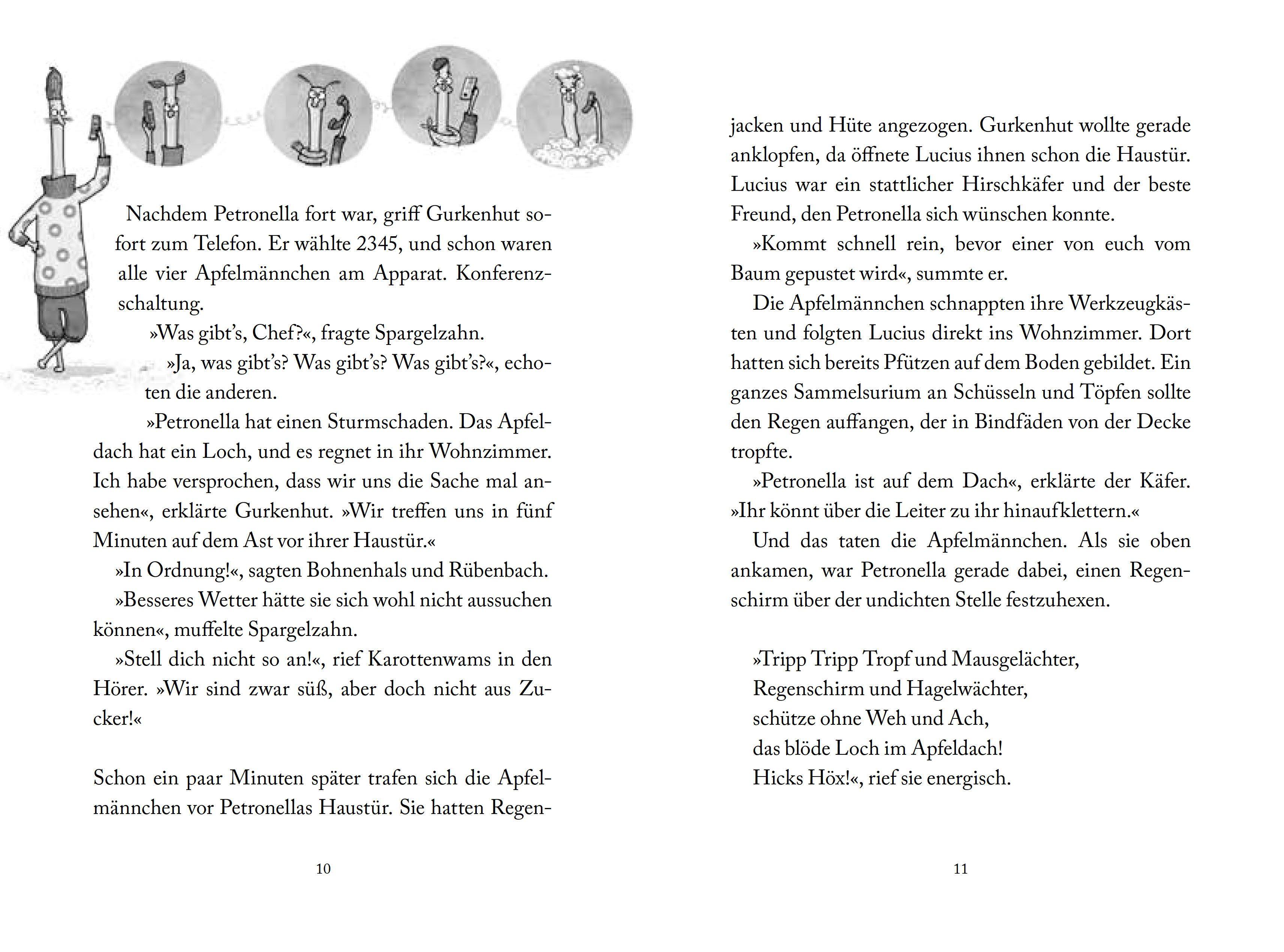 Beispielinhalt (Bild) Petronella Apfelmus 05. Hexenbuch und Schnüffelnase