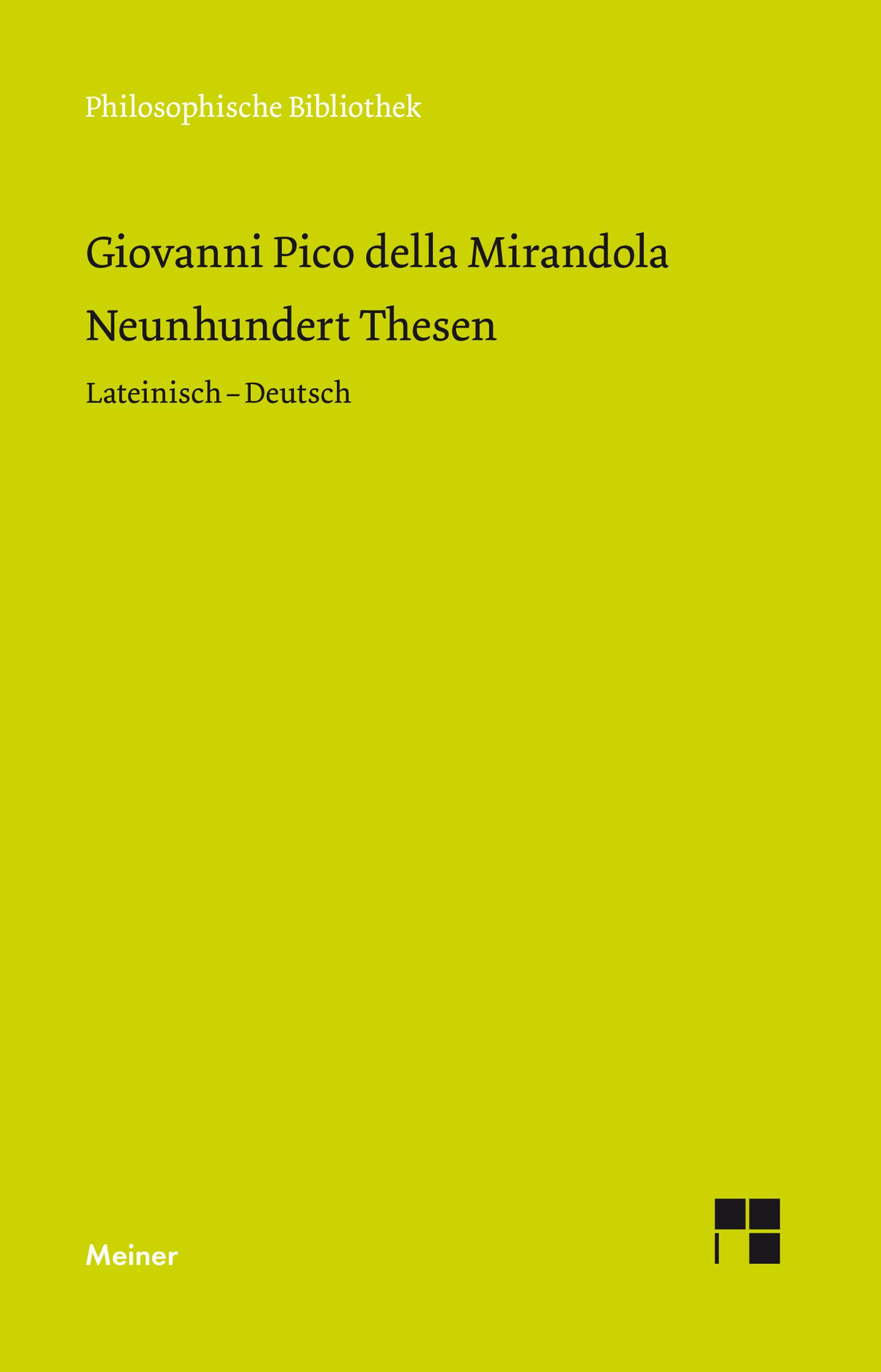 Vorderes Coverbild Neunhundert Thesen