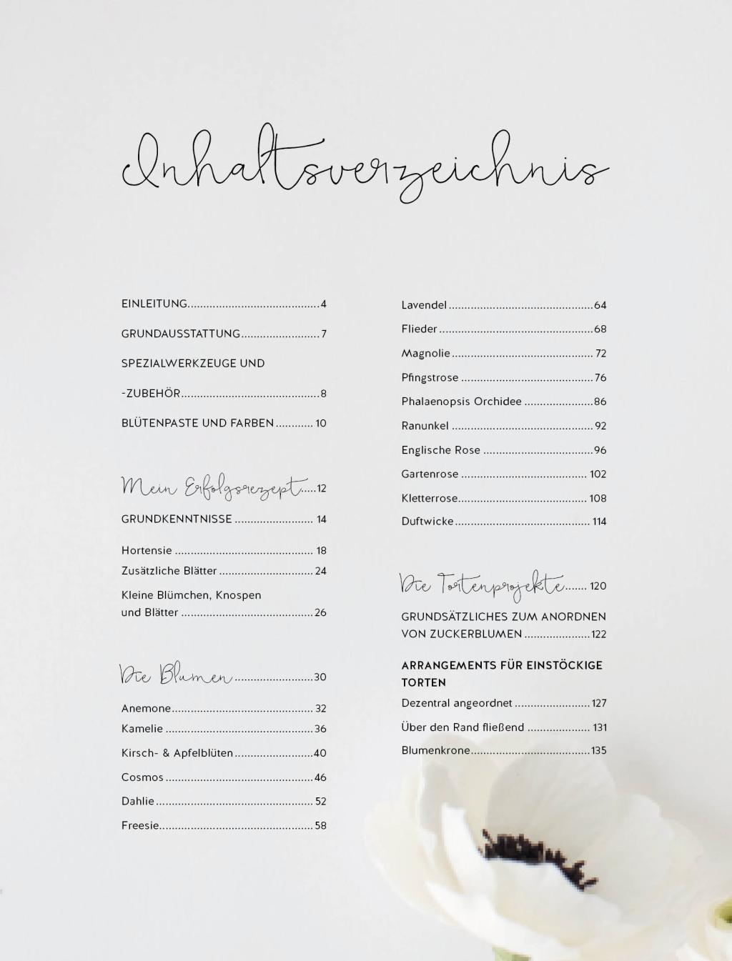 Beispielinhalt (Bild) Modern Sugar Flowers