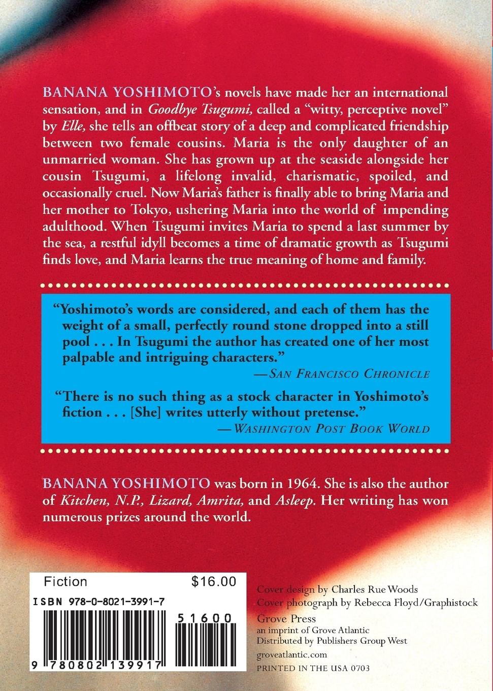 Rückseitencover Goodbye Tsugumi