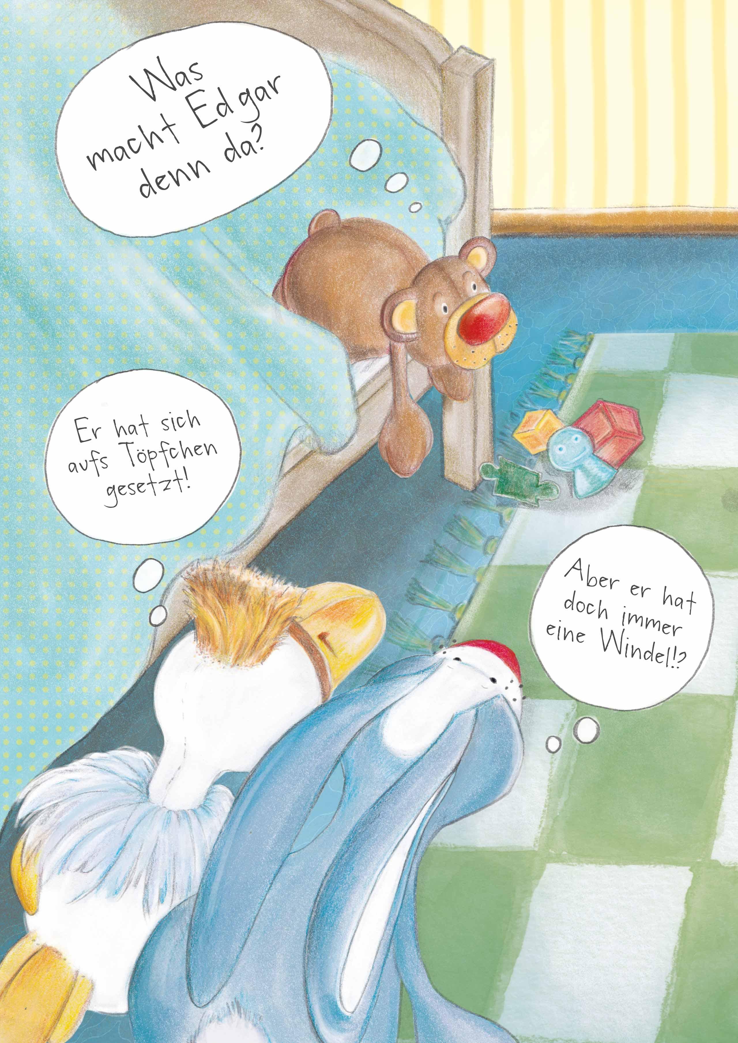 Beispielinhalt (Bild) Edgar ohne Windel