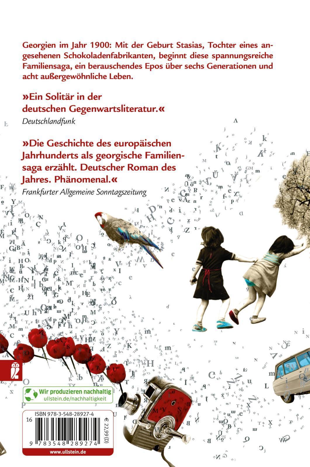 Rückseitencover Das achte Leben (Für Brilka)