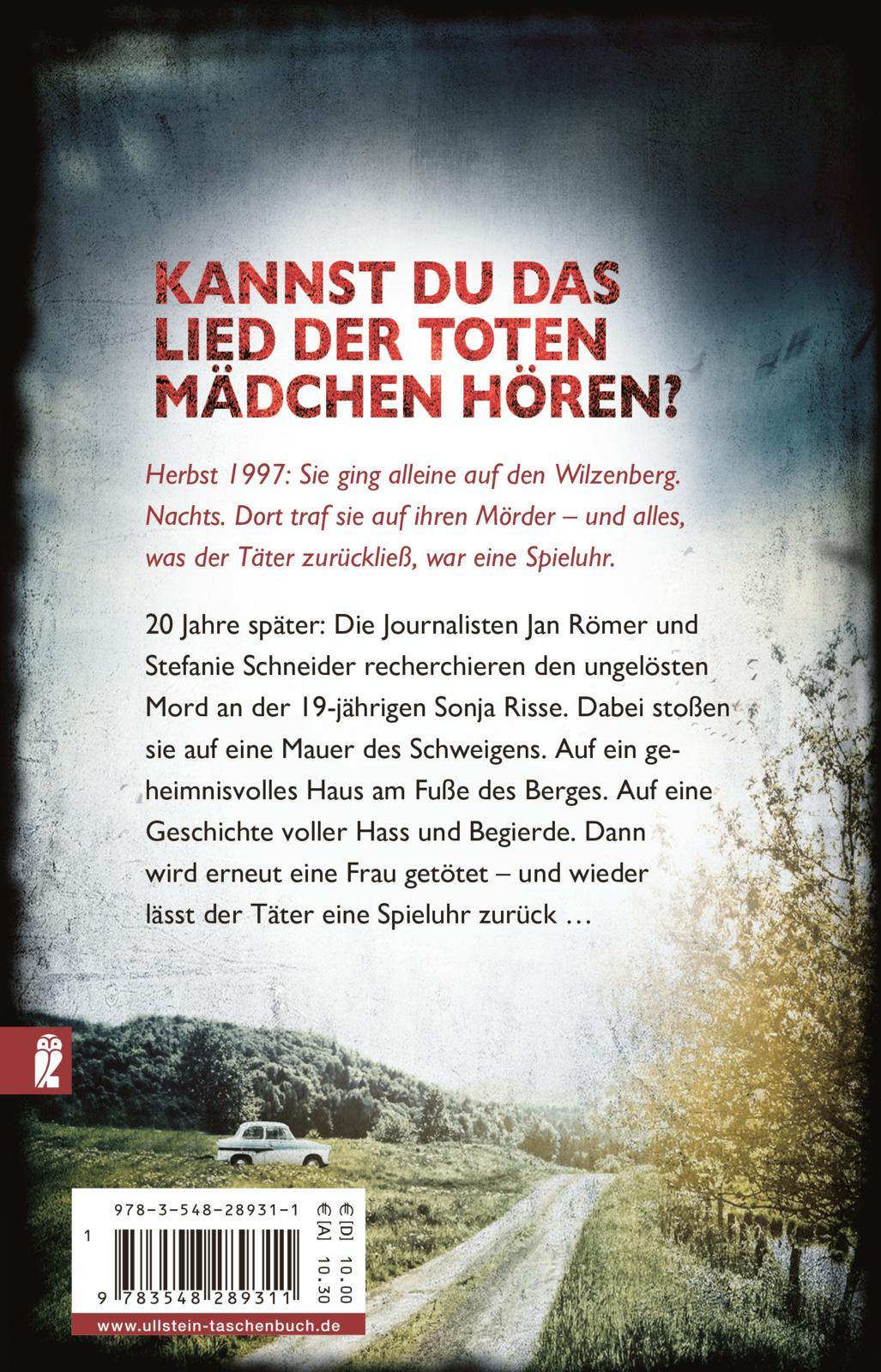Rückseitencover Das Lied der toten Mädchen