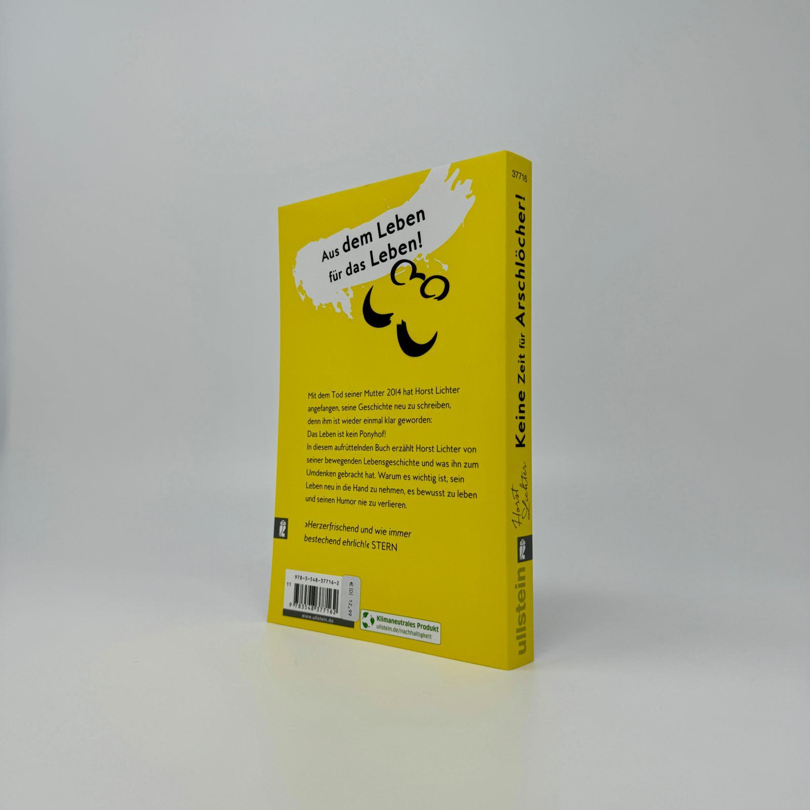 Beispielinhalt (Bild) Keine Zeit für Arschlöcher!