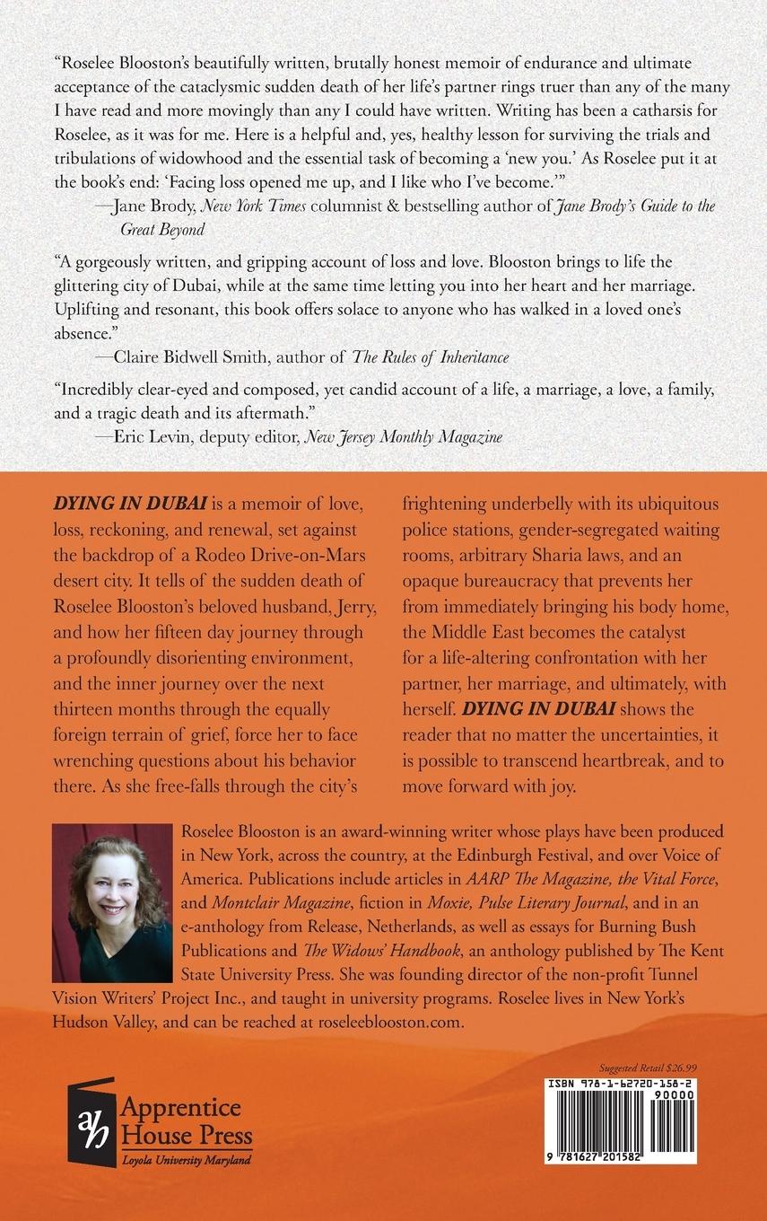 Rückseitencover Dying in Dubai