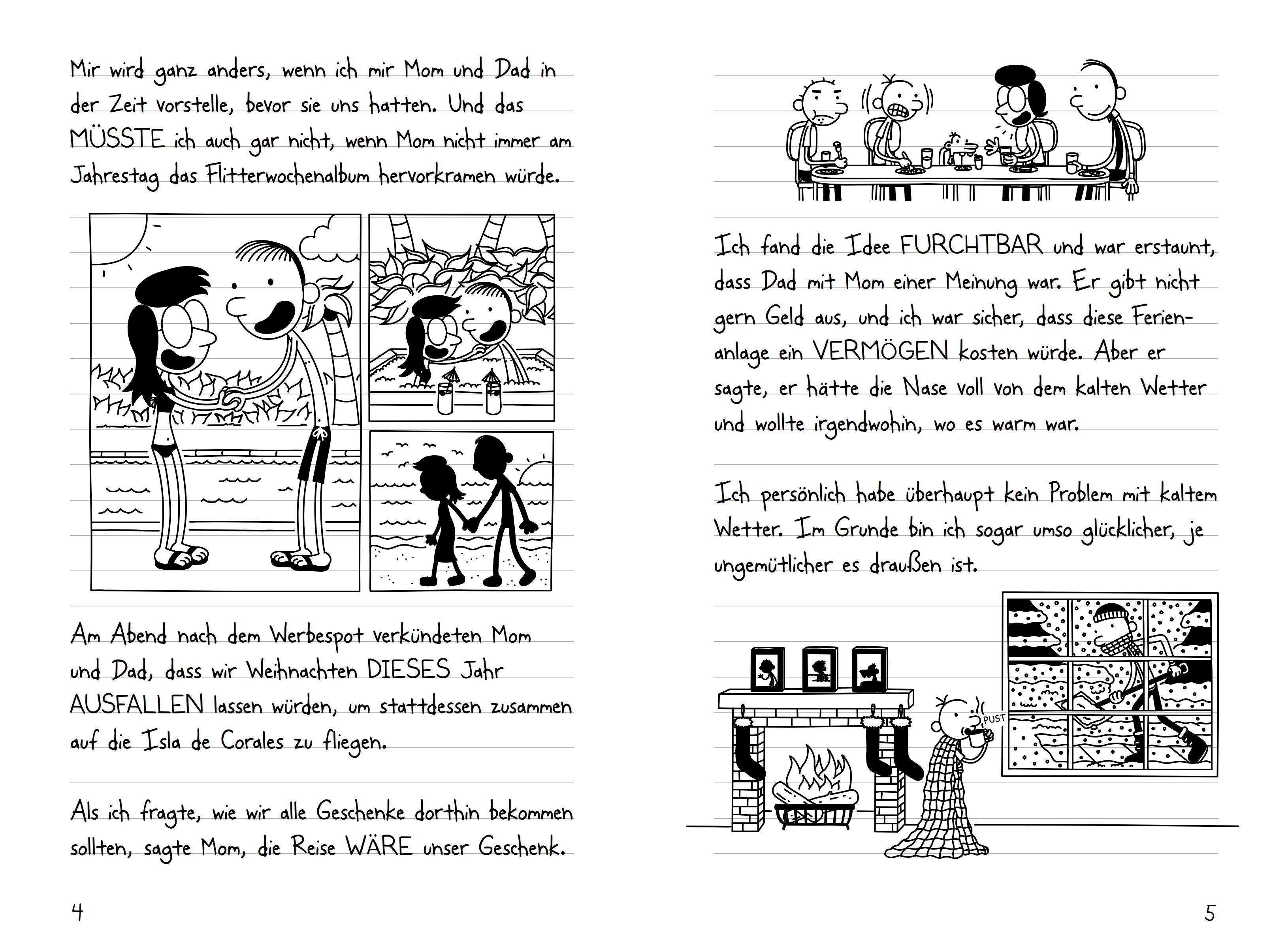 Beispielinhalt (Bild) Gregs Tagebuch 12 - Und tschüss!