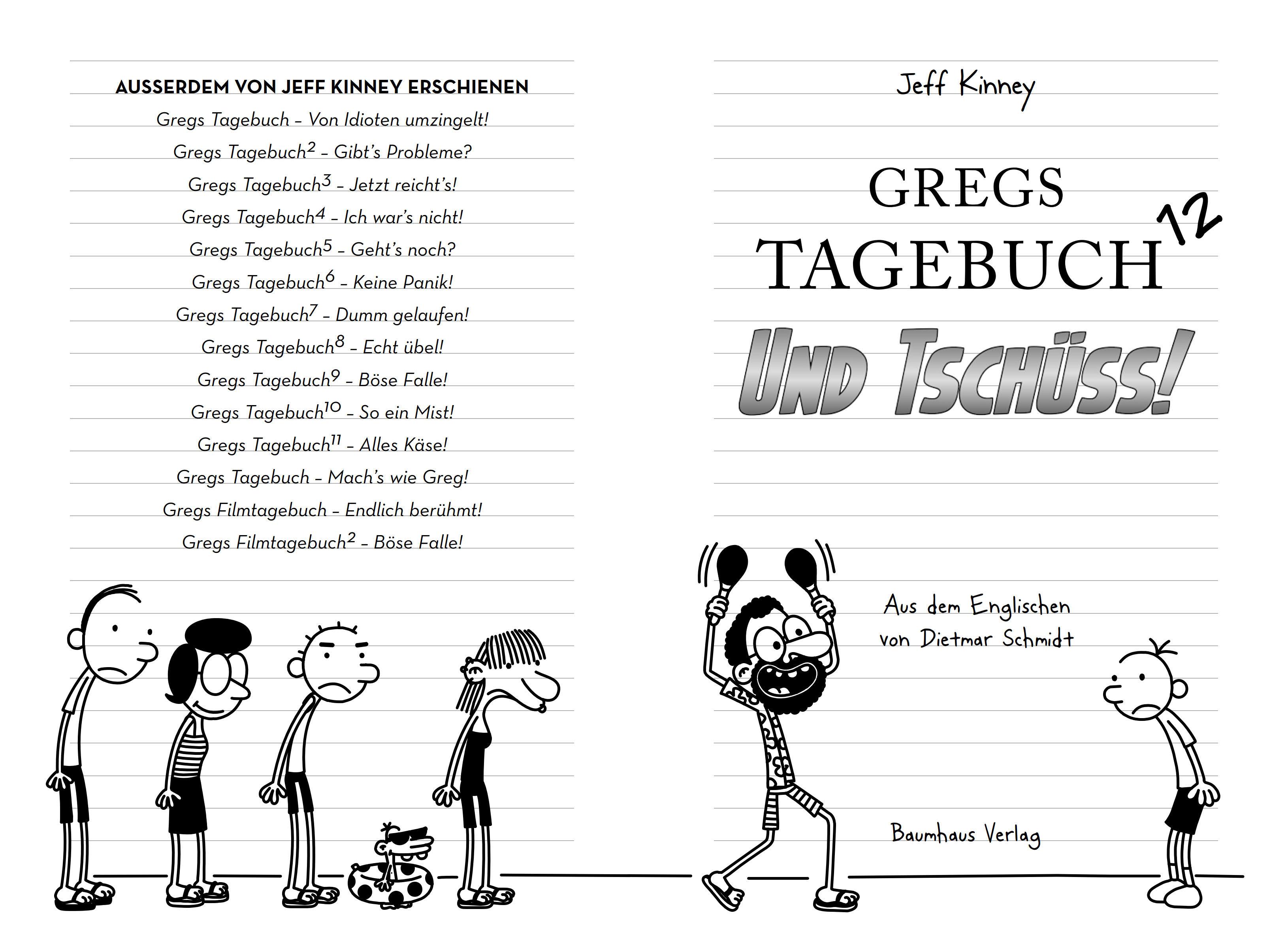 Beispielinhalt (Bild) Gregs Tagebuch 12 - Und tschüss!