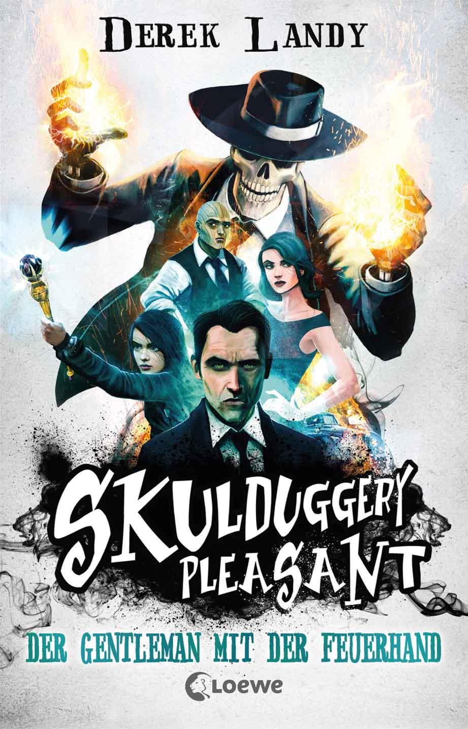 Beispielinhalt (Bild) Skulduggery Pleasant, Bände 1-3