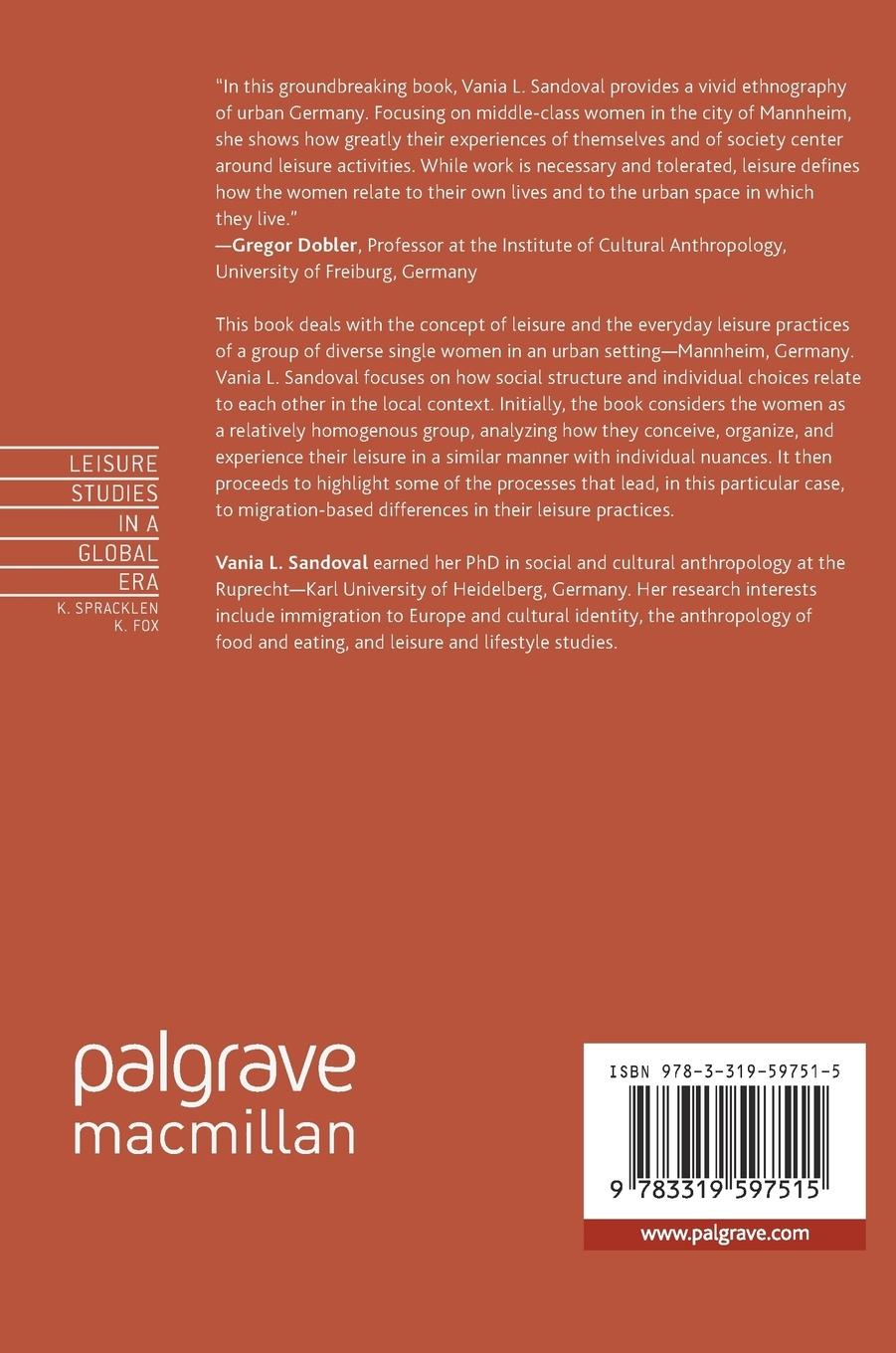 Rückseitencover The Meaning of Leisure