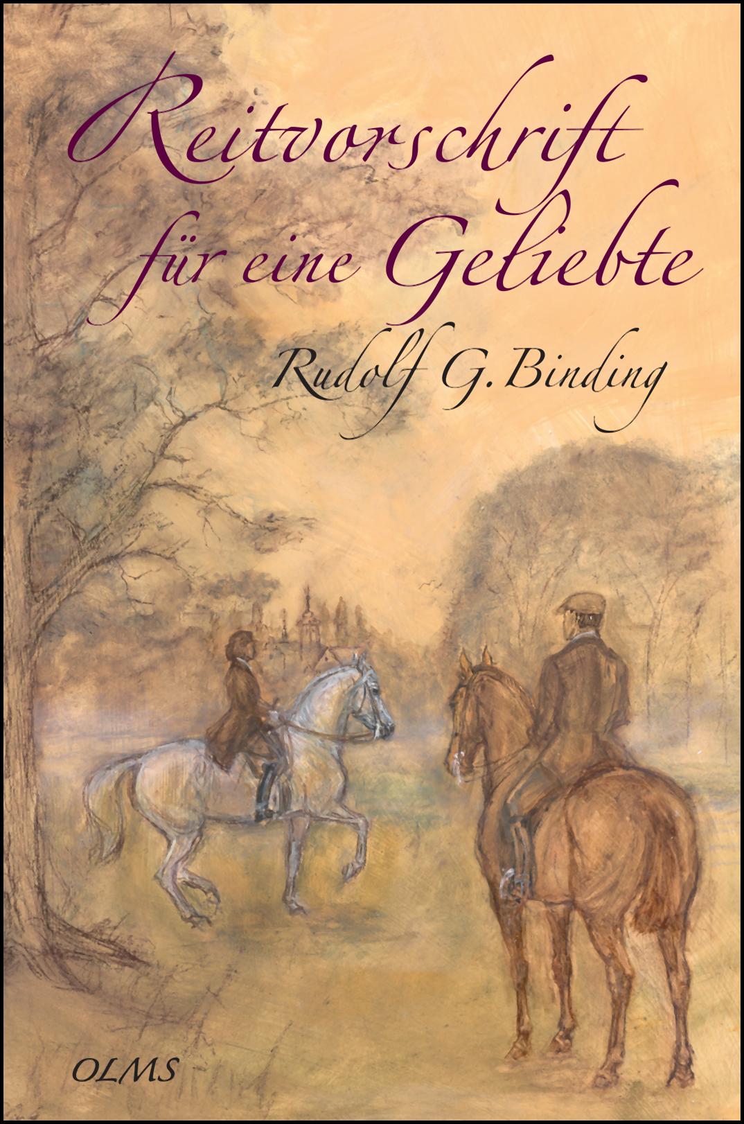 Vorderes Coverbild Reitvorschrift für eine Geliebte