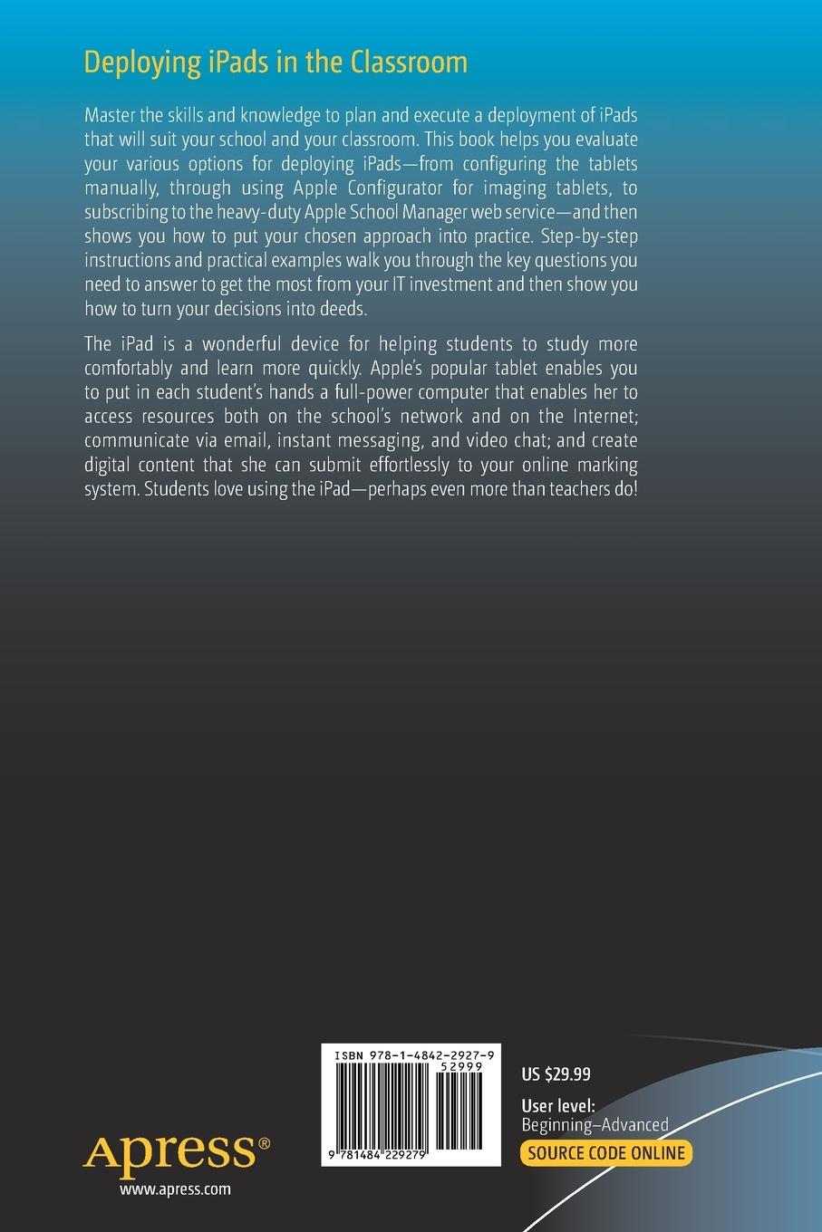 Rückseitencover Deploying Ipads in the Classroom