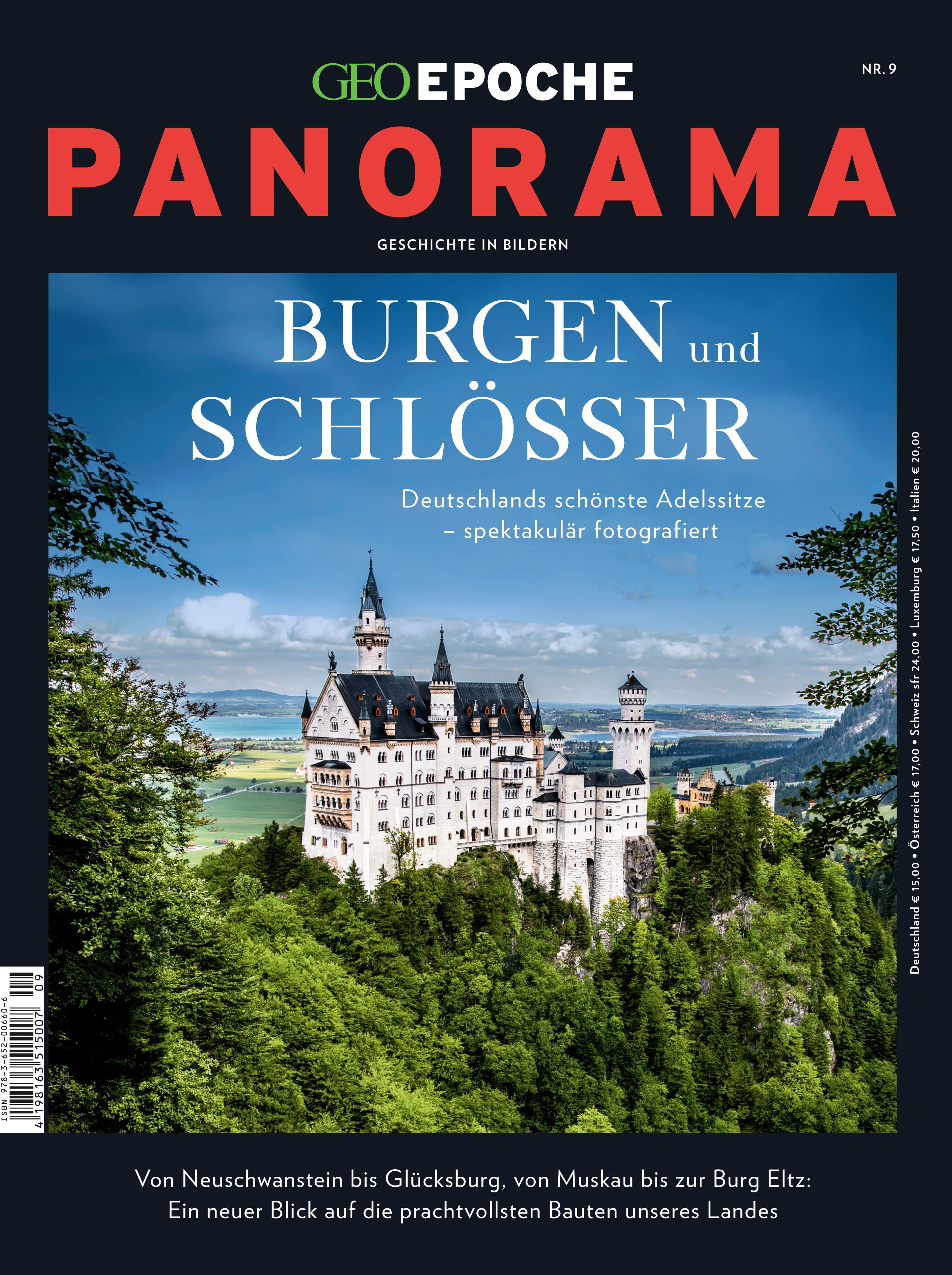 Vorderes Coverbild GEO Epoche Panorama 09/2017 Burgen und Schlösser