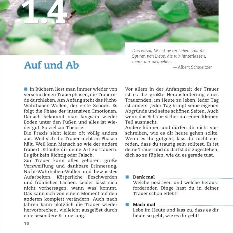 Beispielinhalt (Bild) Trauer durchleben