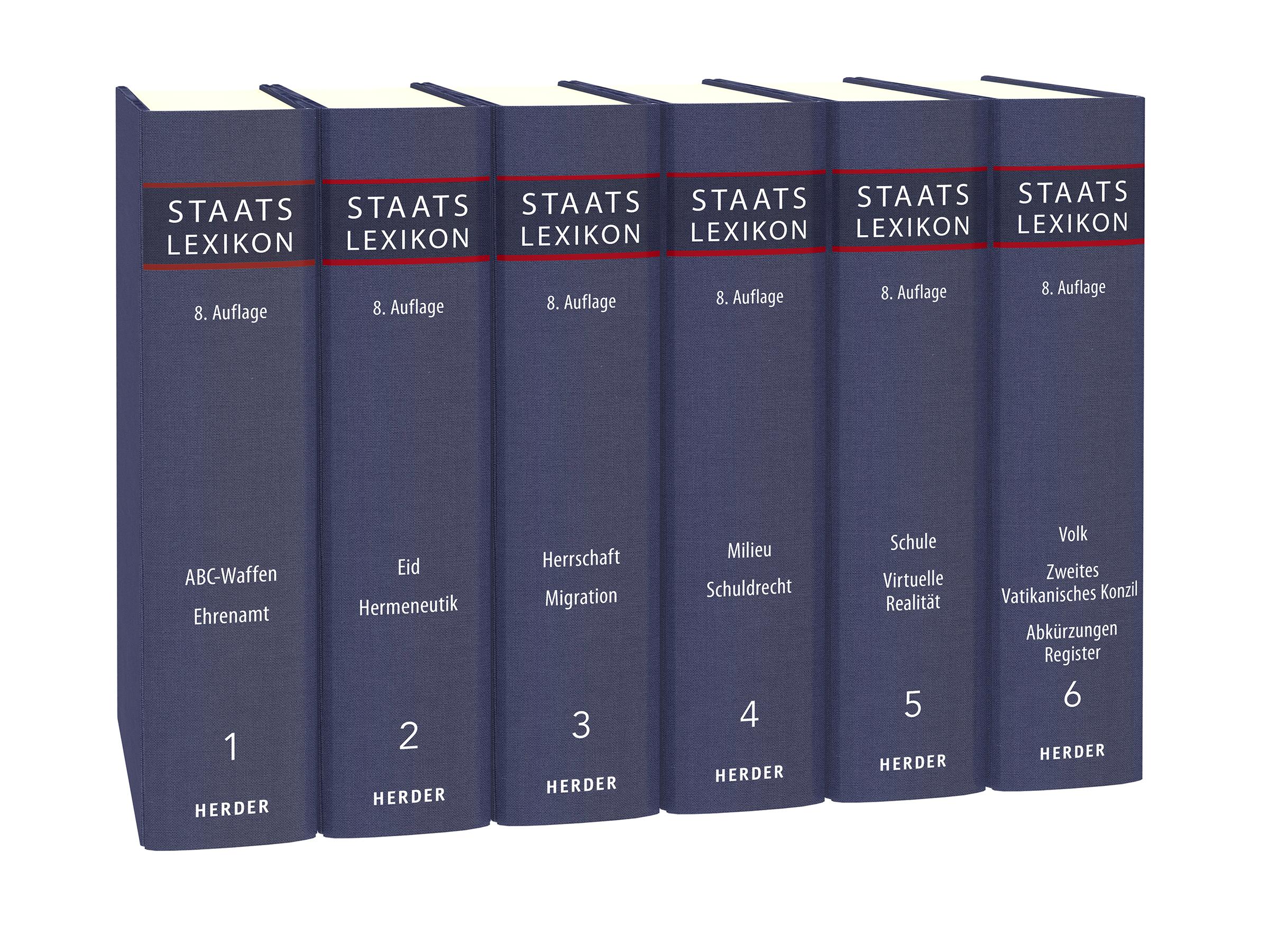 Vorderes Coverbild Staatslexikon Gesamtwerk Bd. 1-5