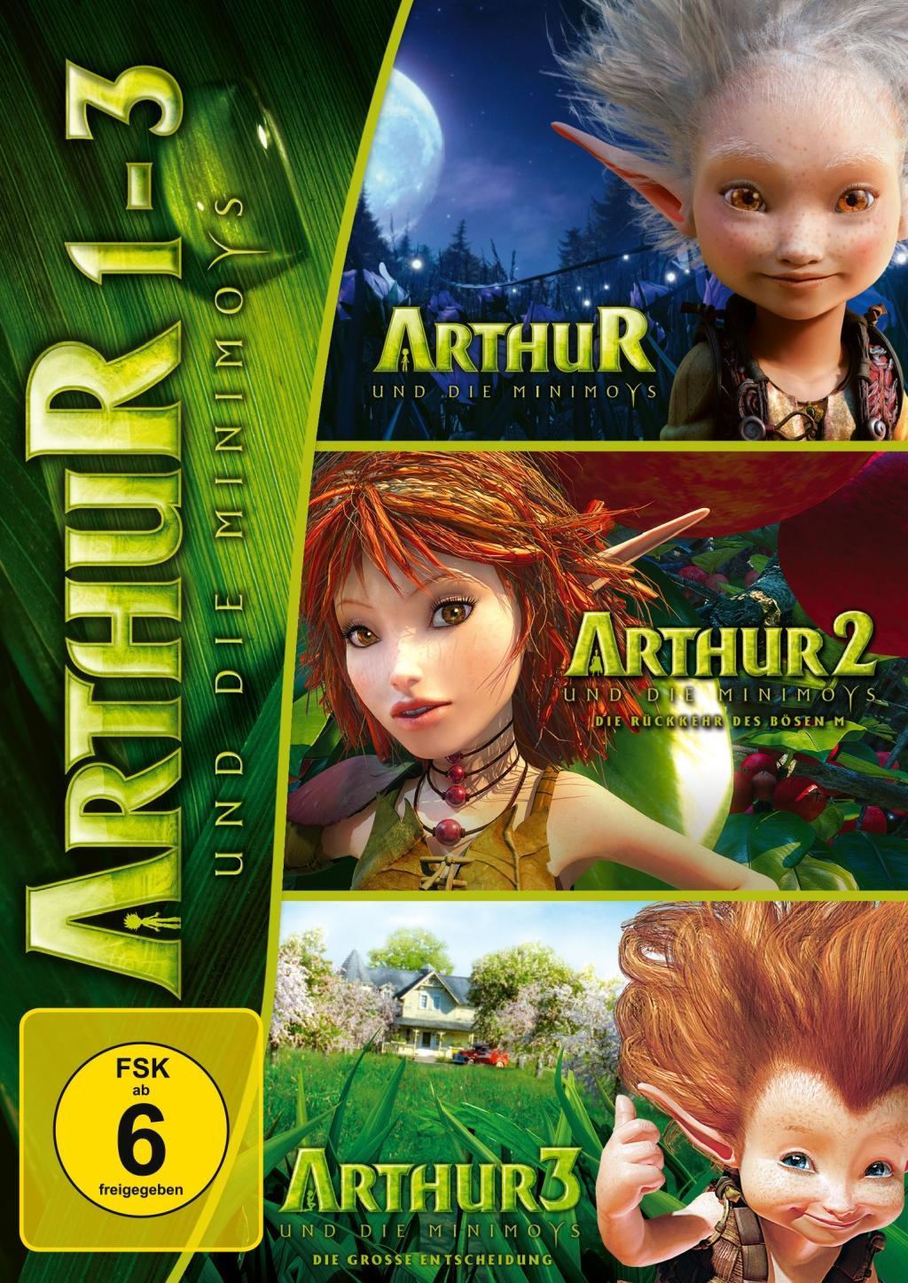 Vorderes Coverbild Arthur und die Minimoys 1-3