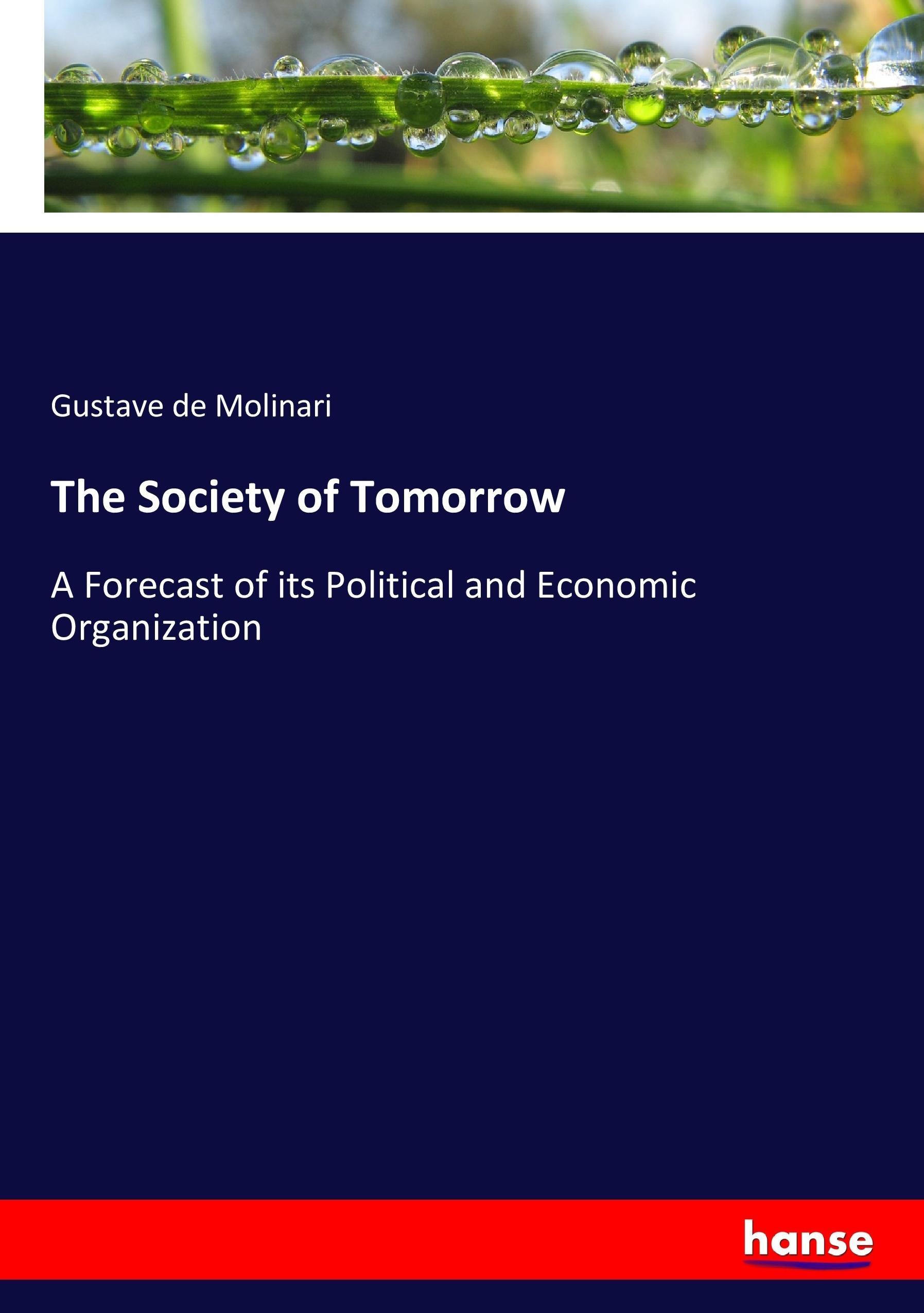 Vorderes Coverbild The Society of Tomorrow