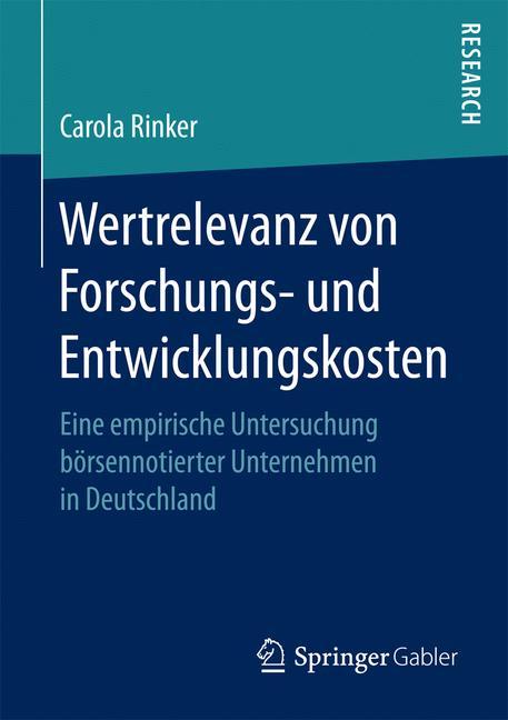 Vorderes Coverbild Wertrelevanz von Forschungs- und Entwicklungskosten