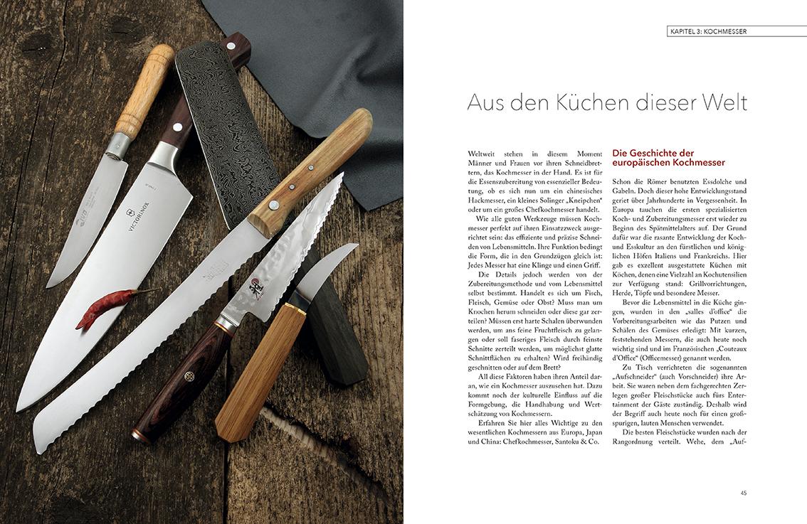 Beispielinhalt (Bild) Das große Buch vom Messer
