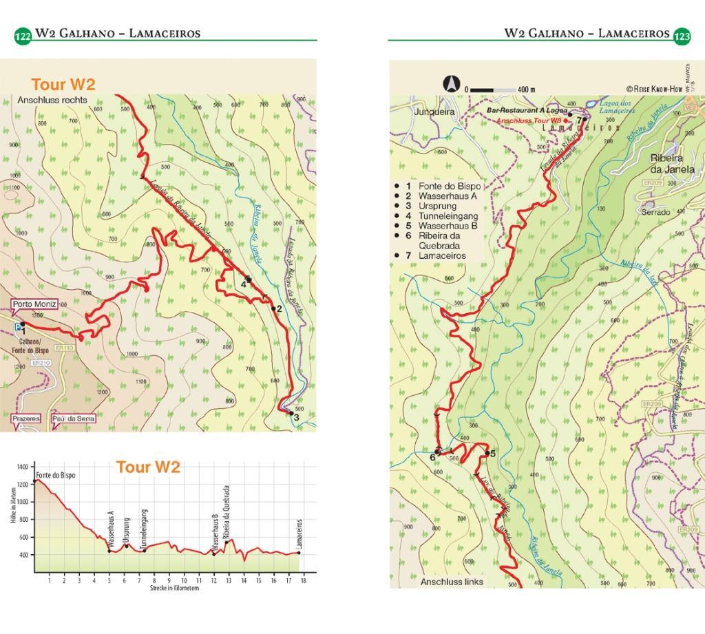 Beispielinhalt (Bild) Reise Know-How Wanderführer Madeira (50 Wandertouren)