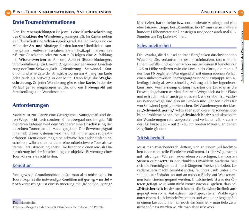Beispielinhalt (Bild) Reise Know-How Wanderführer Madeira (50 Wandertouren)