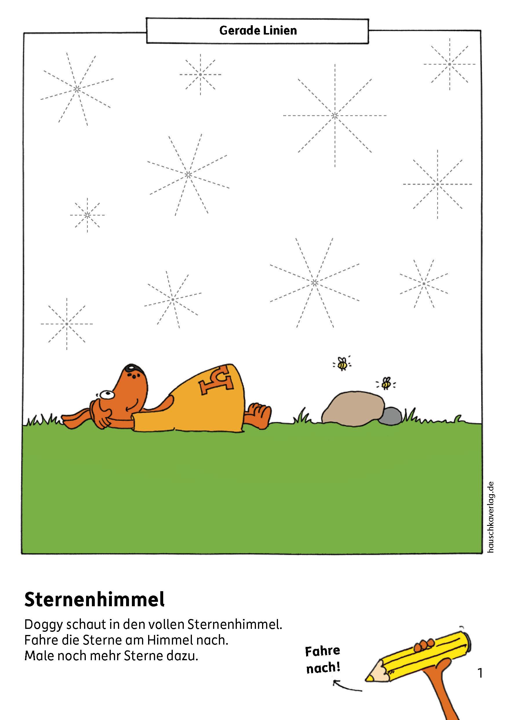 Beispielinhalt (Bild) Vorschulblock - Schwungübungen ab 5 Jahre