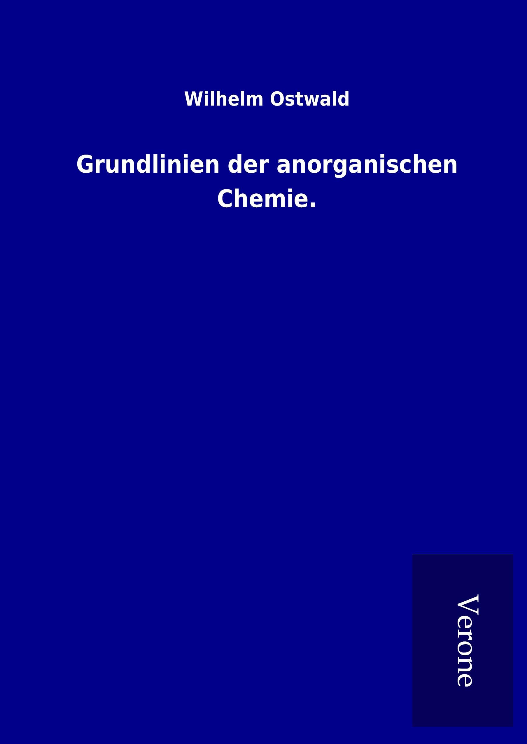 Vorderes Coverbild Grundlinien der anorganischen Chemie.