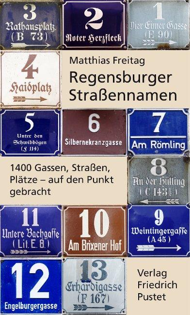 Vorderes Coverbild Regensburger Straßennamen