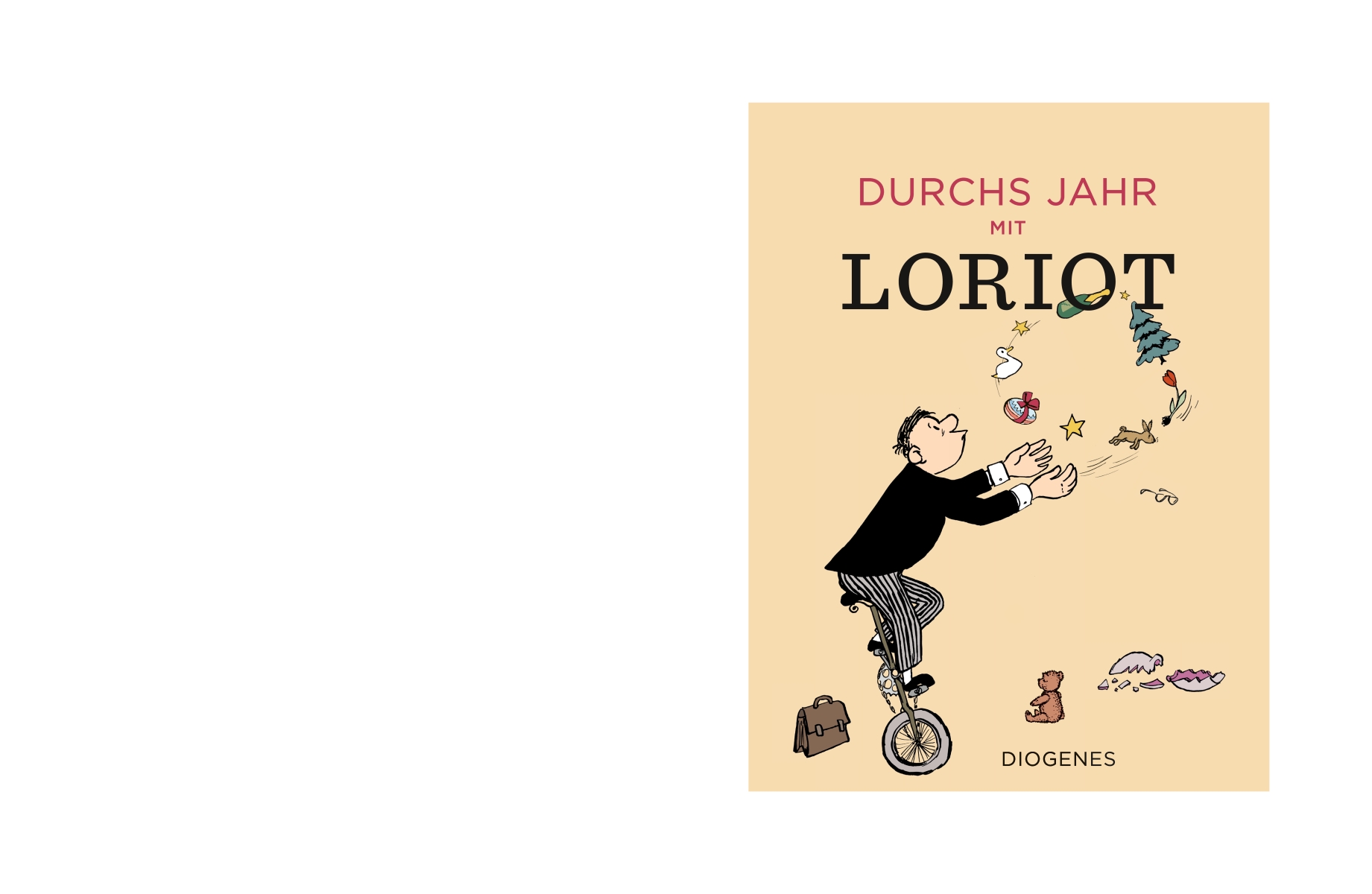 Vorderes Coverbild Durchs Jahr mit Loriot