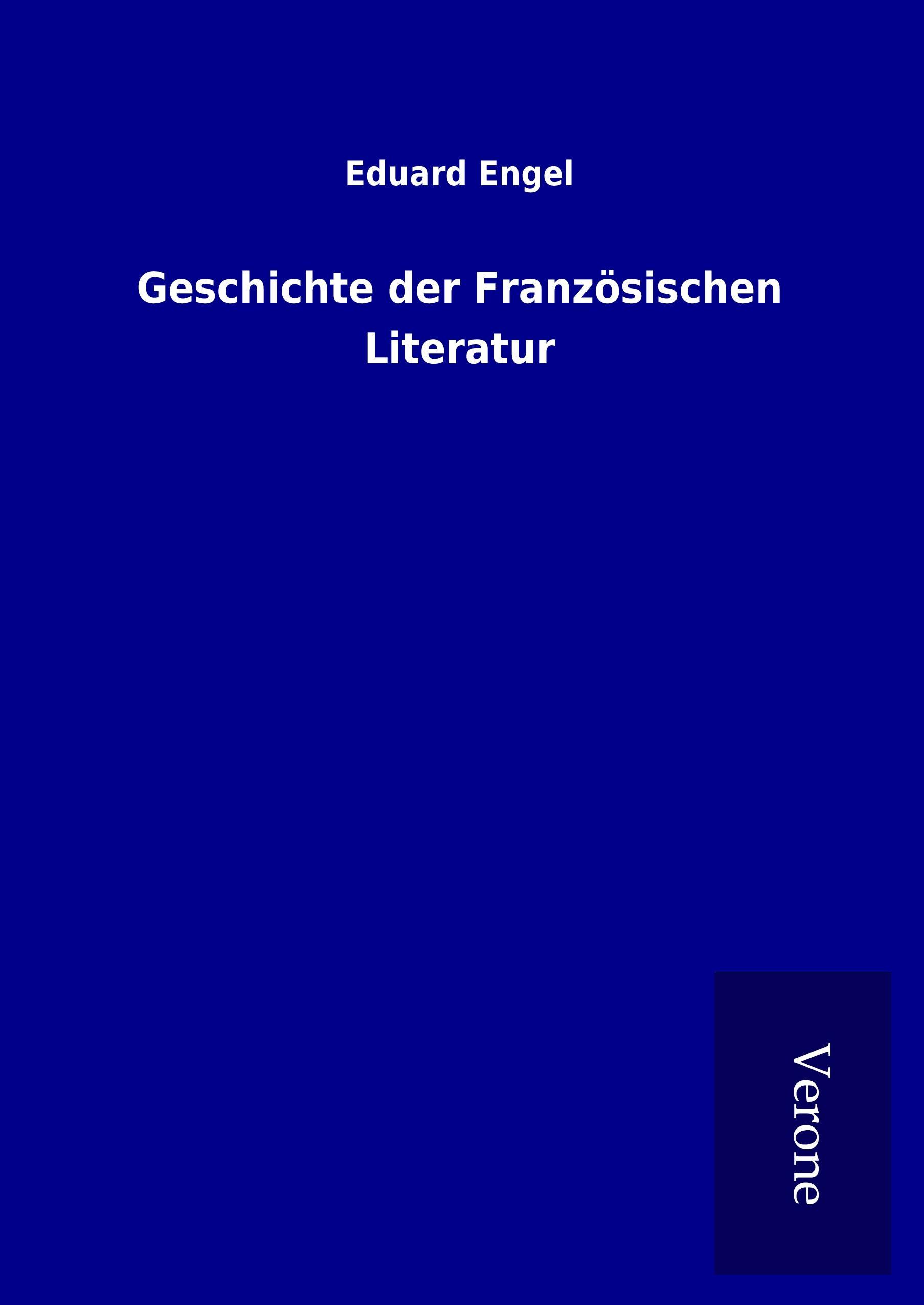 Vorderes Coverbild Geschichte der Französischen Literatur