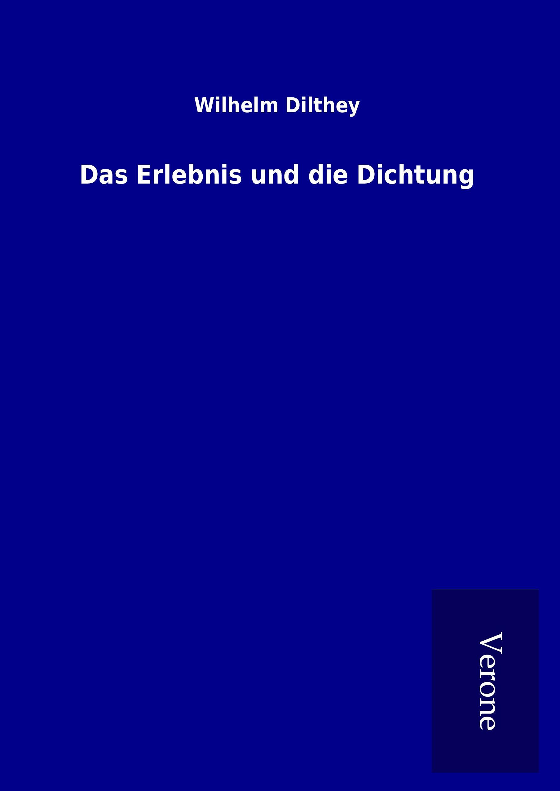 Vorderes Coverbild Das Erlebnis und die Dichtung