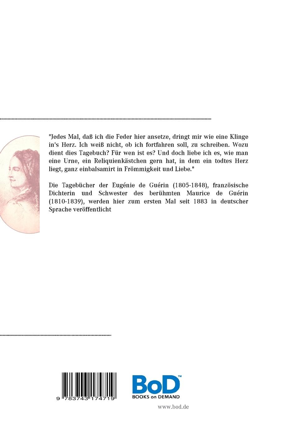 Rückseitencover Tagebuch und Fragmente 1834-1842