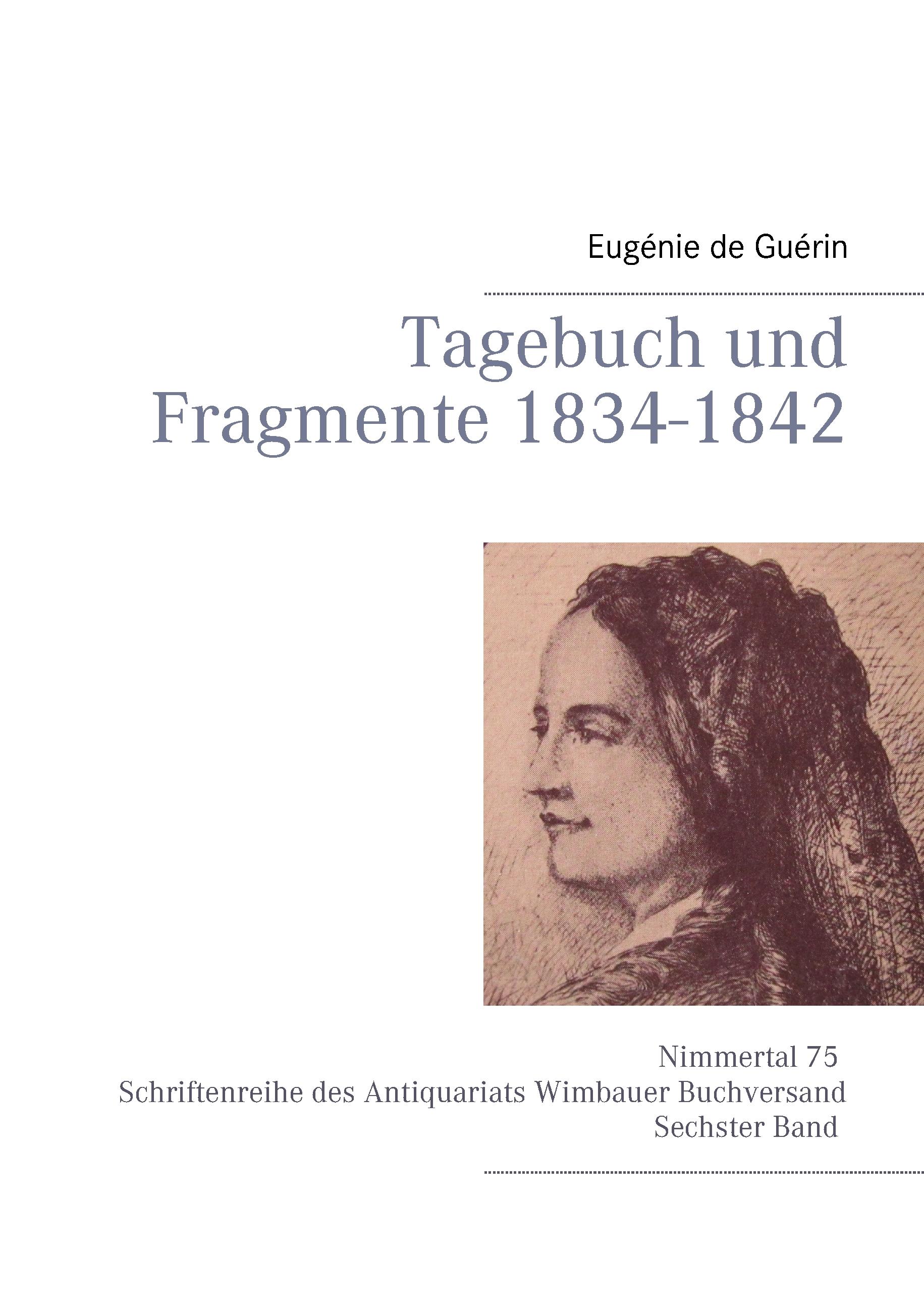 Vorderes Coverbild Tagebuch und Fragmente 1834-1842