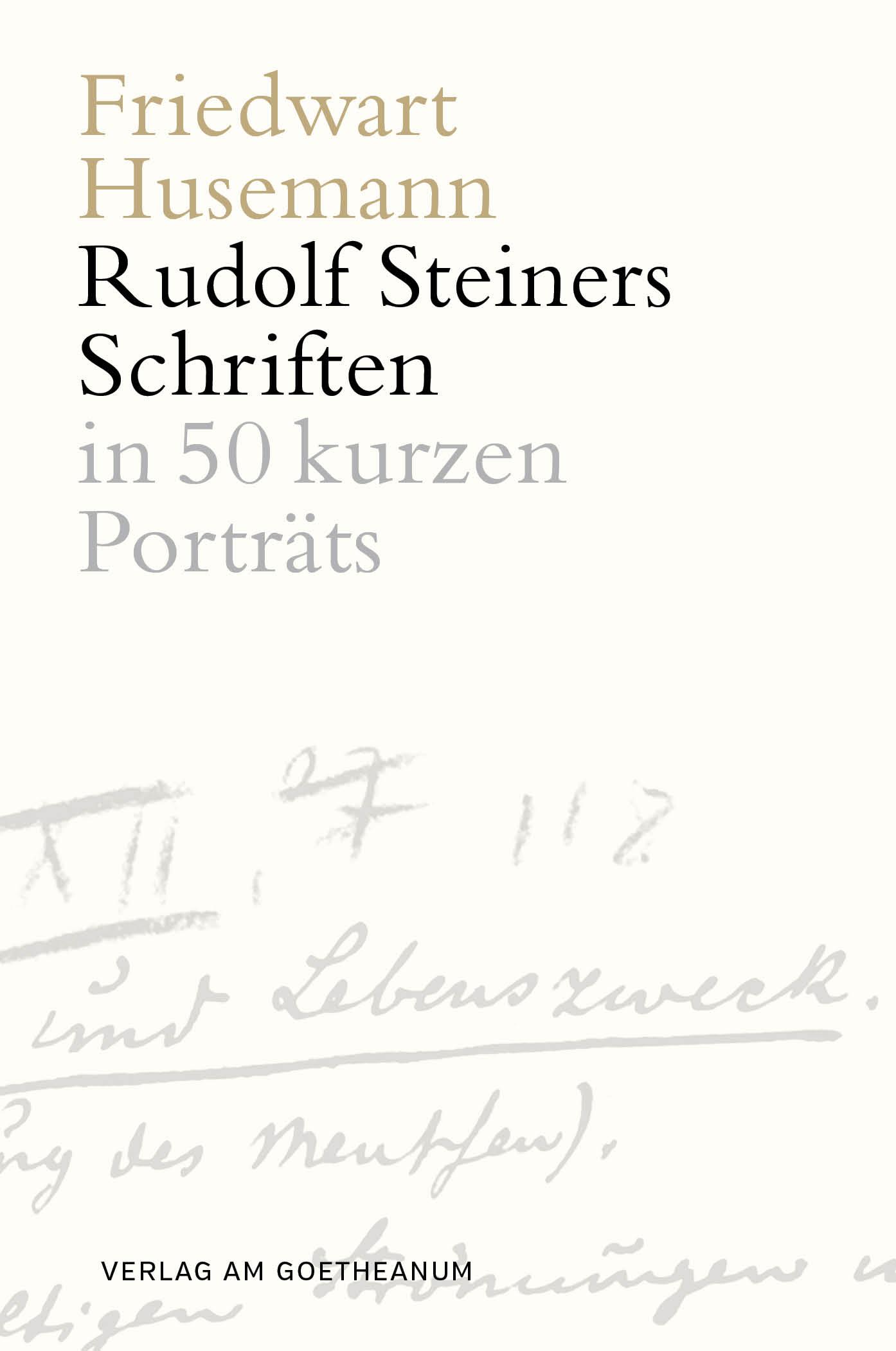 Vorderes Coverbild Die Schriften Rudolf Steiners