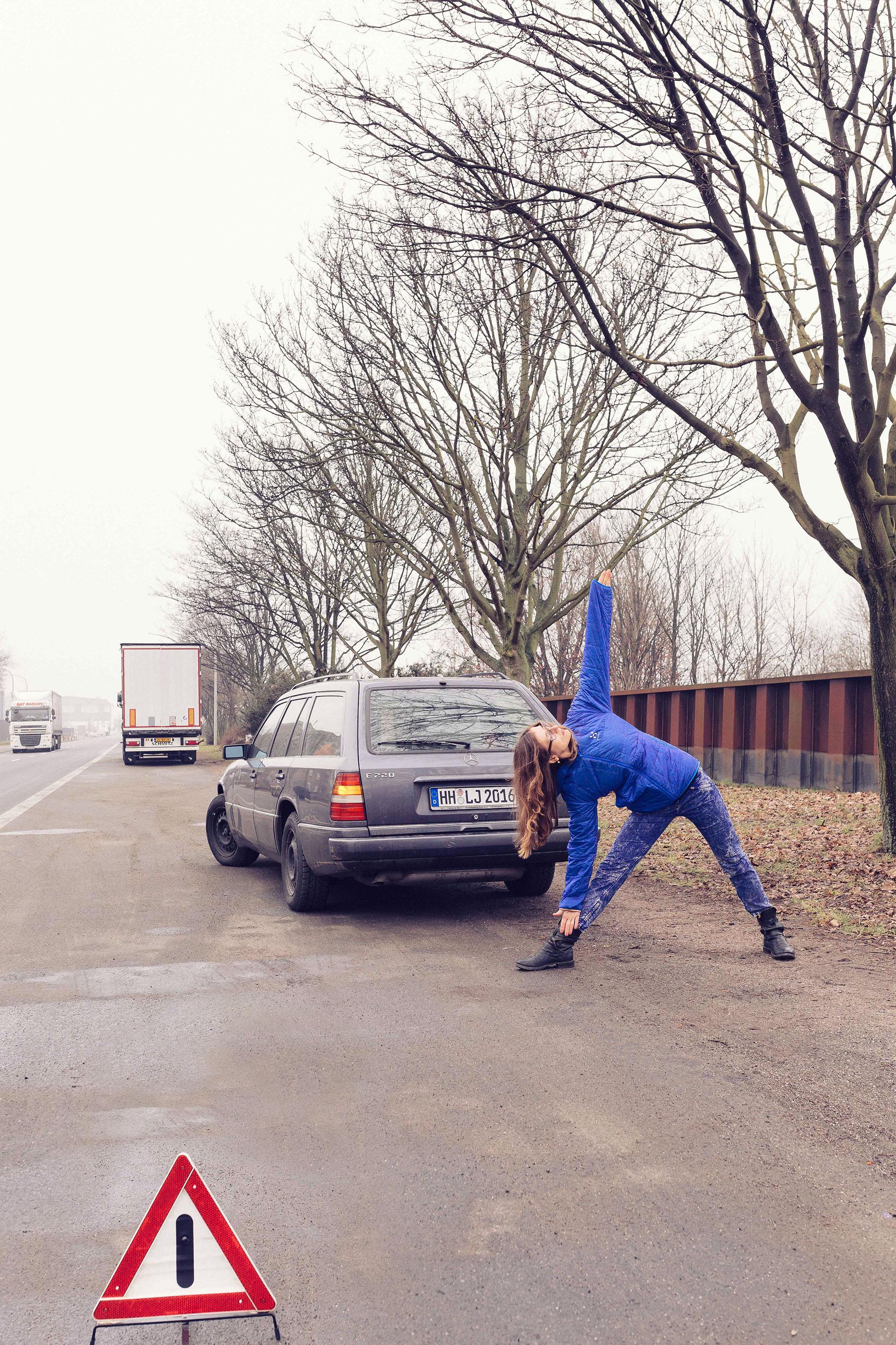 Beispielinhalt (Bild) Yoga while you wait