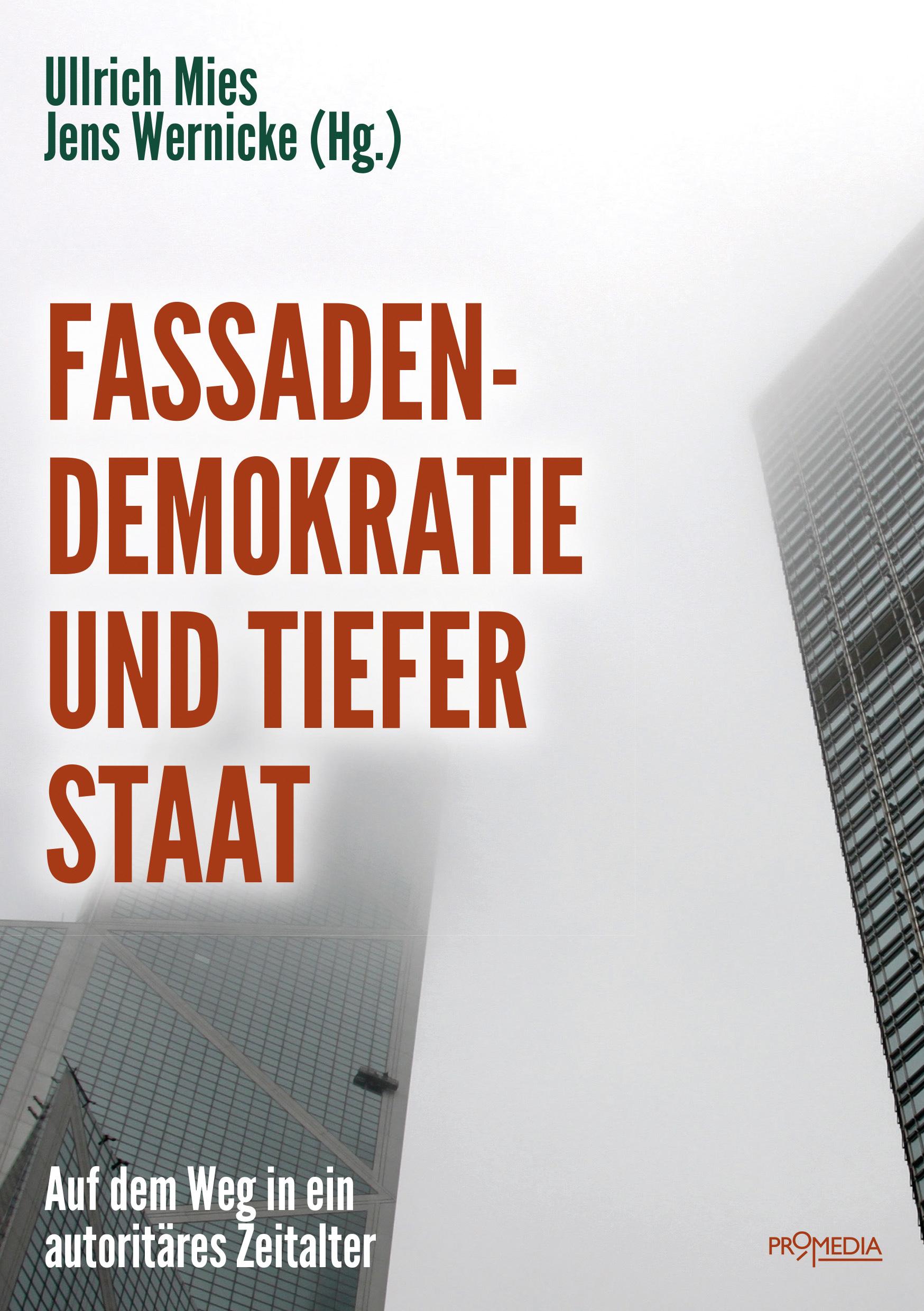 Vorderes Coverbild Fassadendemokratie und Tiefer Staat