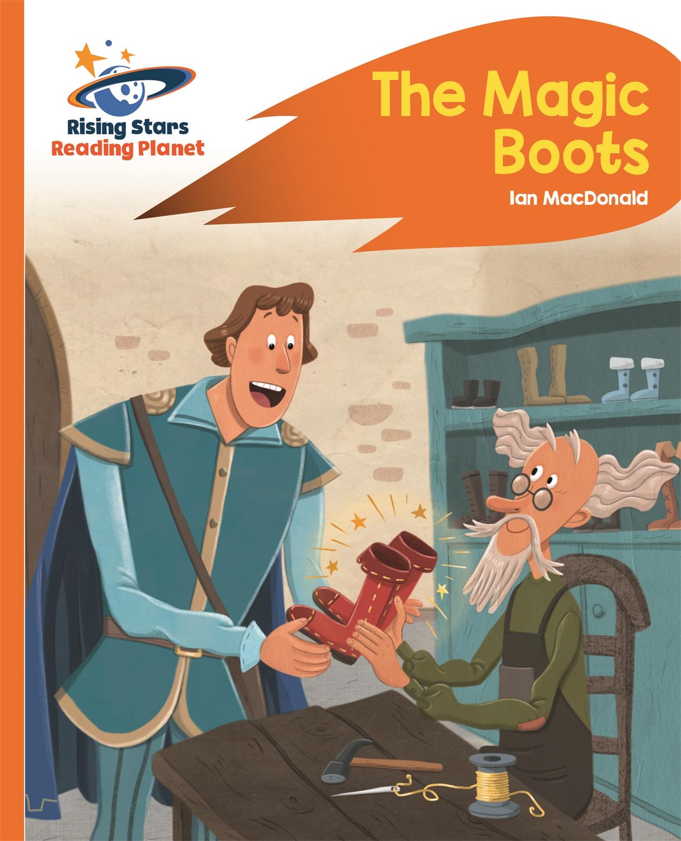 Vorderes Coverbild Reading Planet - The Magic Boots - Orange: Rocket Phonics