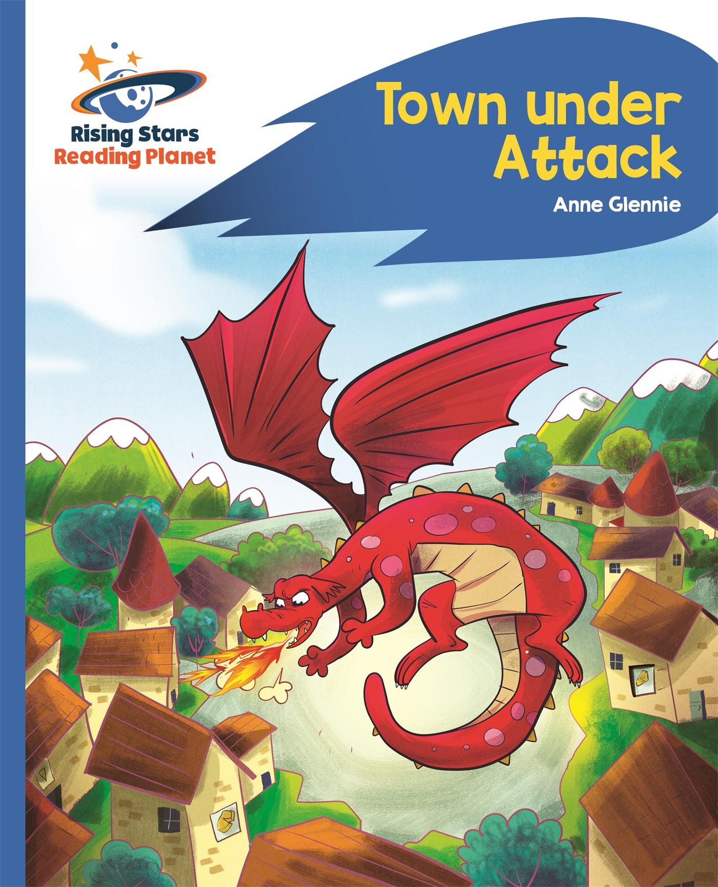 Vorderes Coverbild Reading Planet - Town Under Attack - Blue: Rocket Phonics