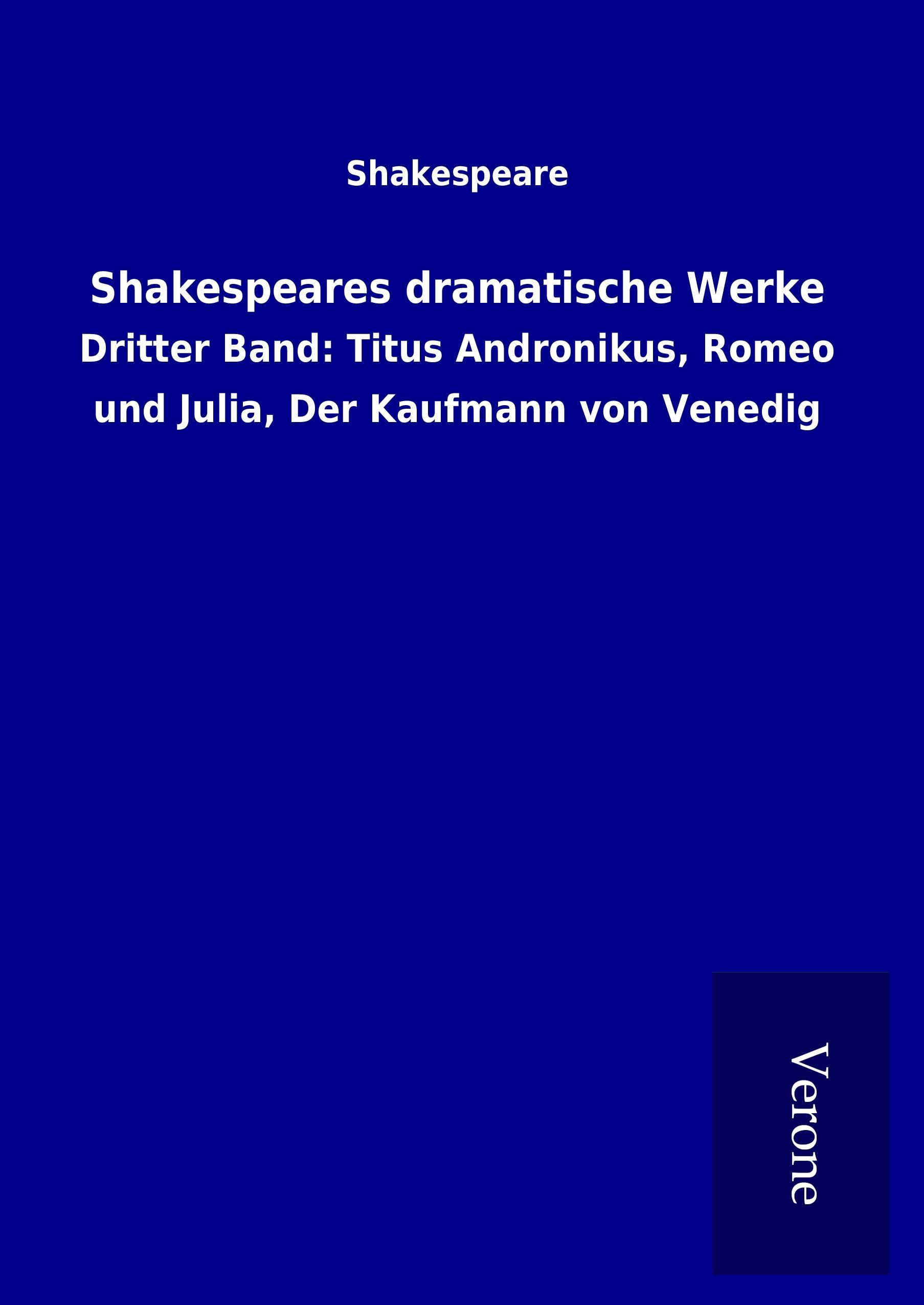Vorderes Coverbild Shakespeares dramatische Werke