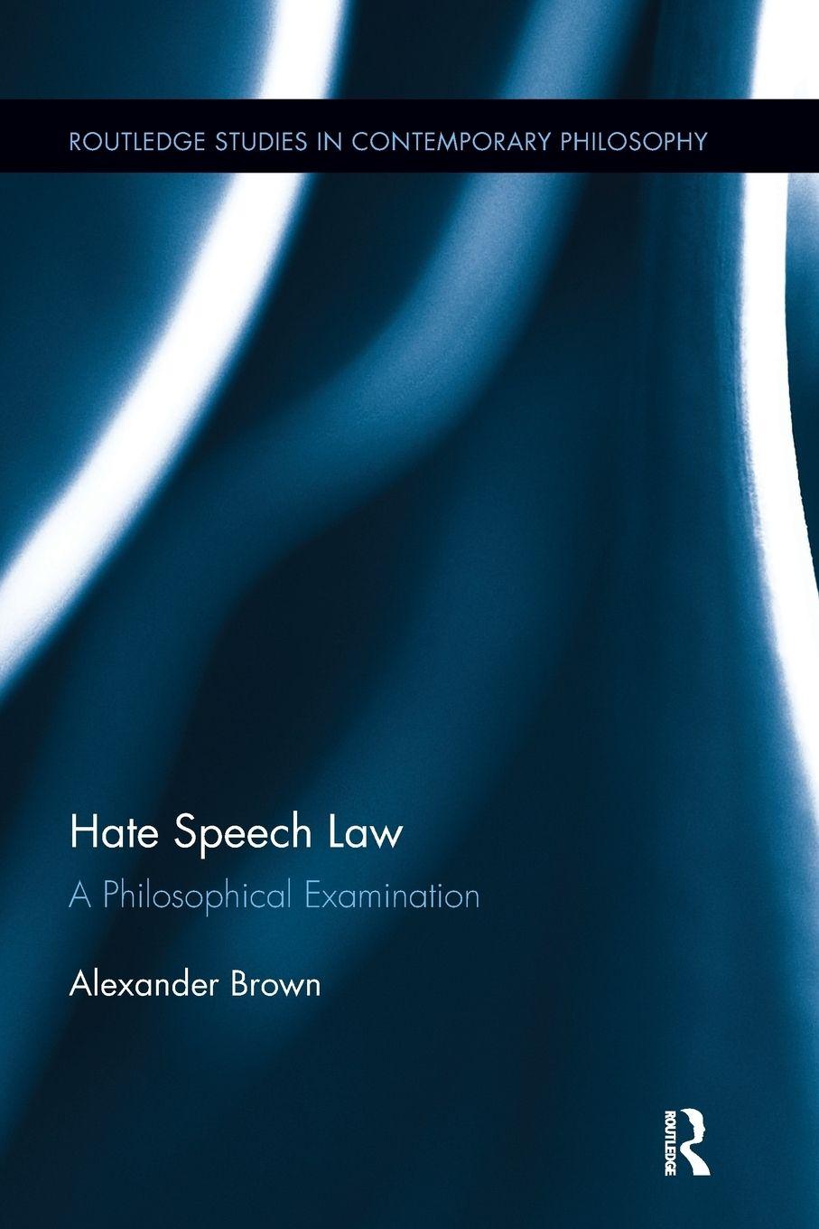 Vorderes Coverbild Hate Speech Law
