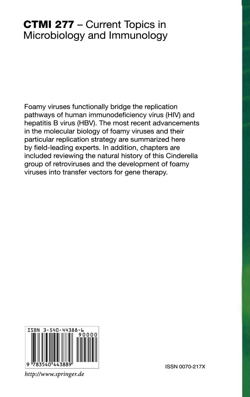 Rückseitencover Foamy Viruses